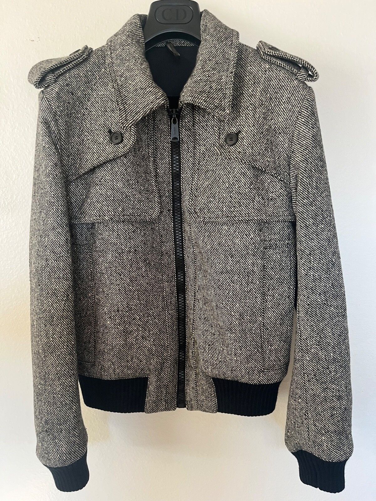 Dior AW07 NAVIGATE Wool / Silk Blend Blouson Size US S / EU 44-46 / 1 - 1 Thumbnail
