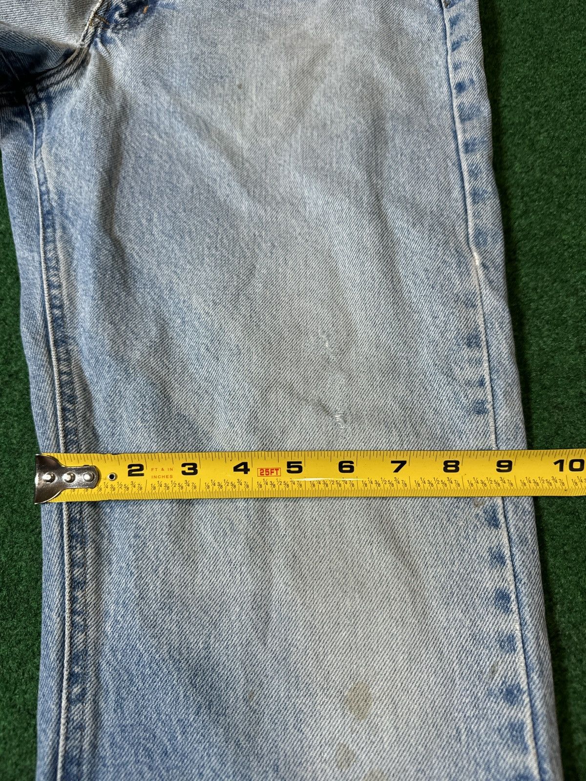 Carhartt Vintage 90s Y2K Carhartt Light Wash Regular Fit Denim Jeans Size US 34 / EU 50 - 8 Thumbnail
