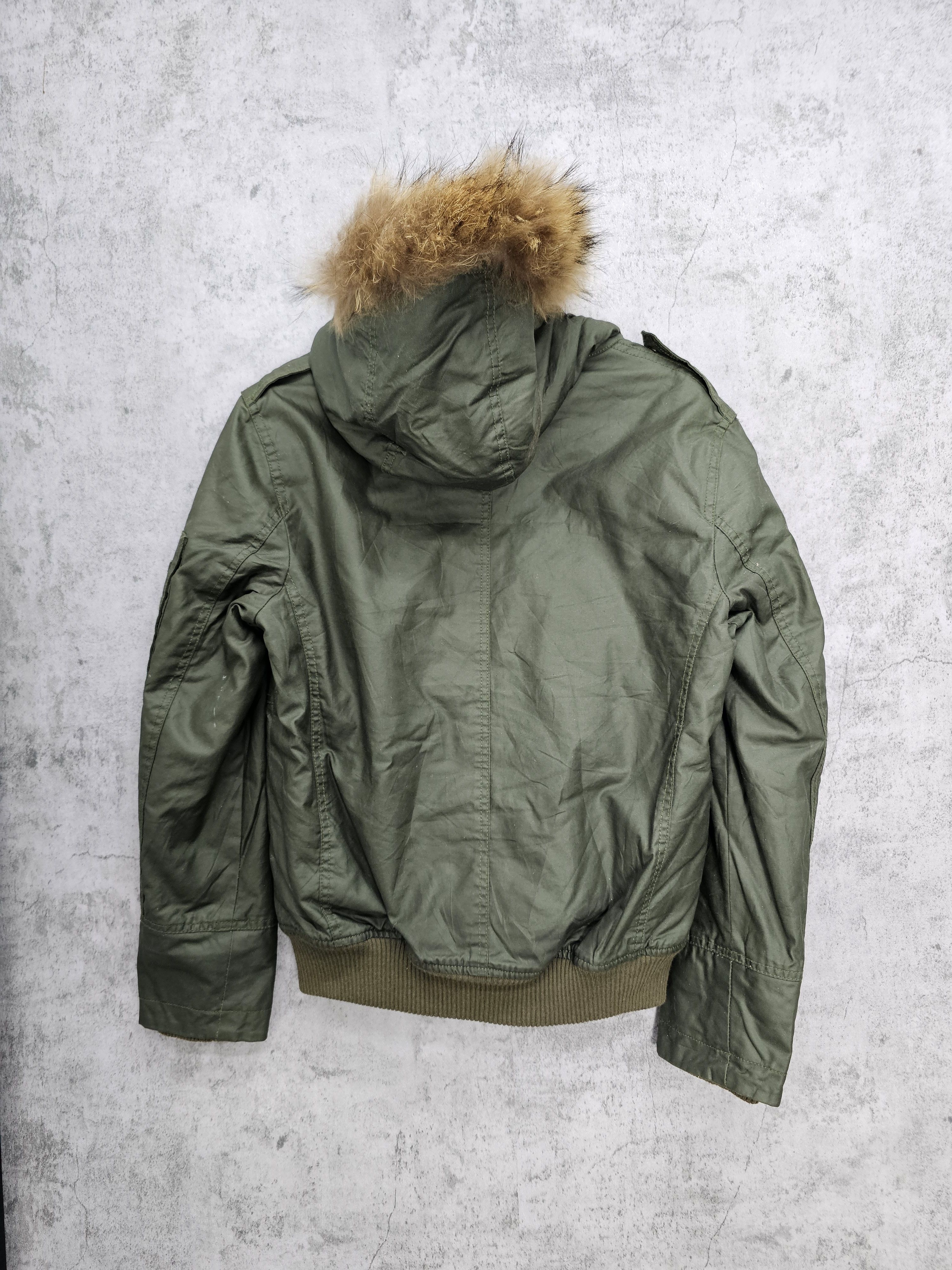 ABAHOUSE ABAHOUSE Military Flight Green Bomber Jacket J0090 Size US M / EU 48-50 / 2 - 2 Thumbnail