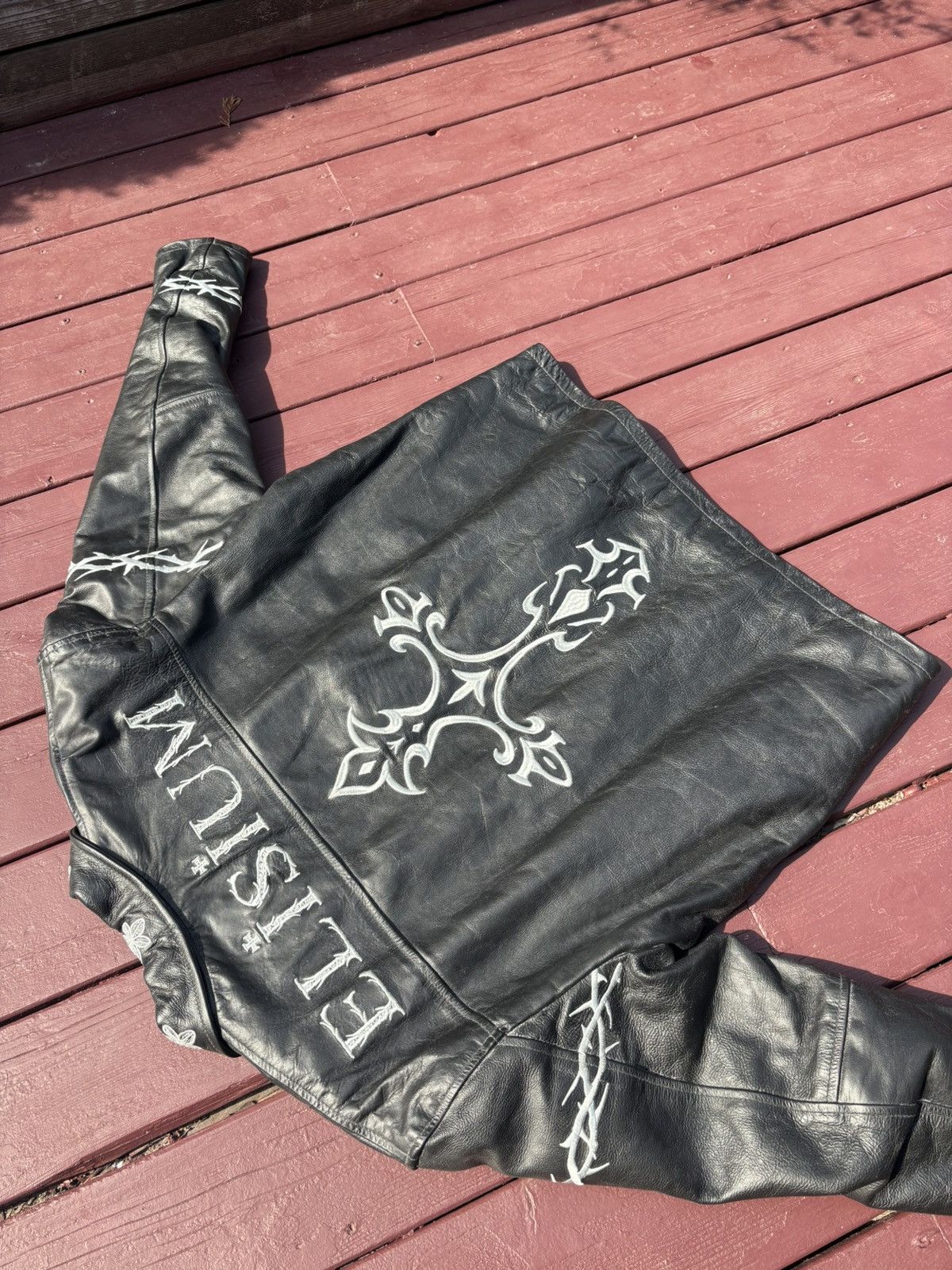 Other Opus 1 LambSkin Leather Jacket, Black and White, Elisium Size US XL / EU 56 / 4 - 8 Thumbnail