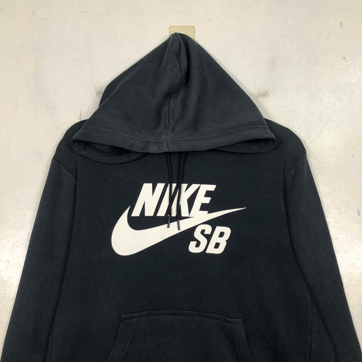 Nike 📌Rich Black Hoodie Pull Over Nike SB Big Swoosh Size US M / EU 48-50 / 2 - 5 Thumbnail