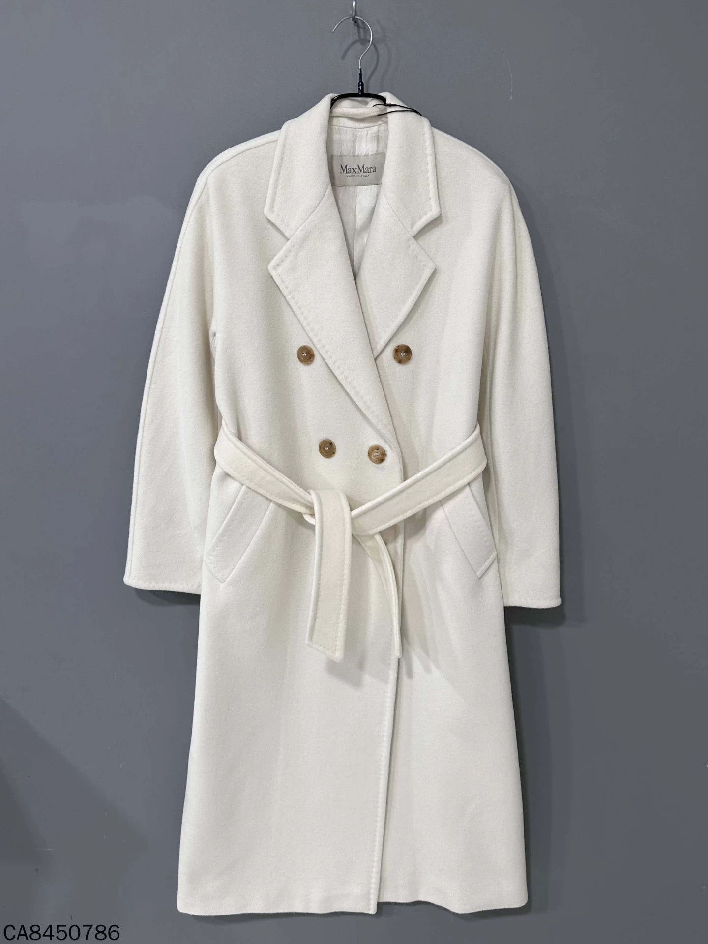 Max Mara Max Mara 101801 White Coat IT 38 Size S / US 4 / IT 40 - 1 Thumbnail