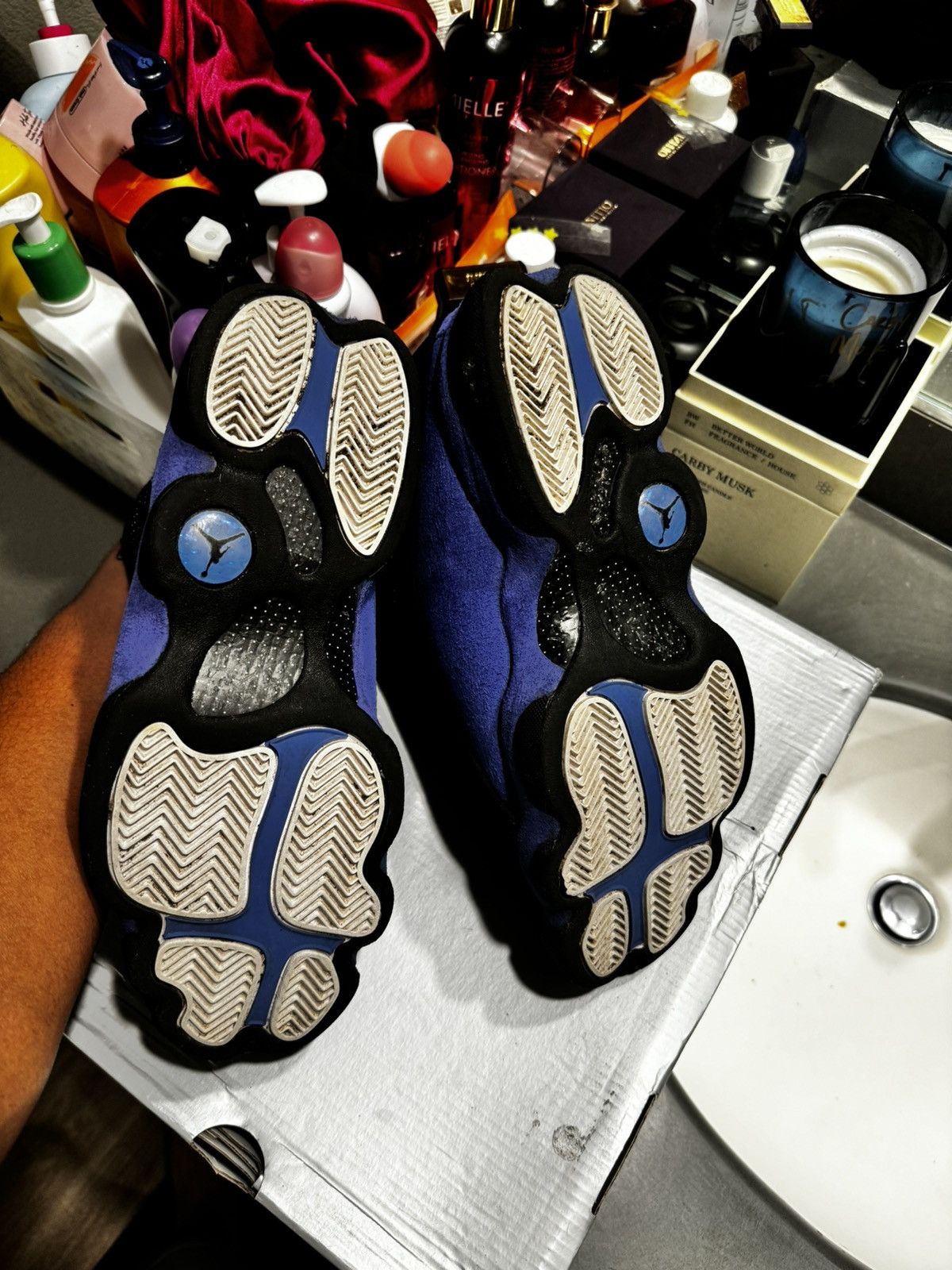 Jordan Brand Jordan 13 Retro Black Hyper Royal Size US 9.5 / EU 42-43 - 6 Thumbnail