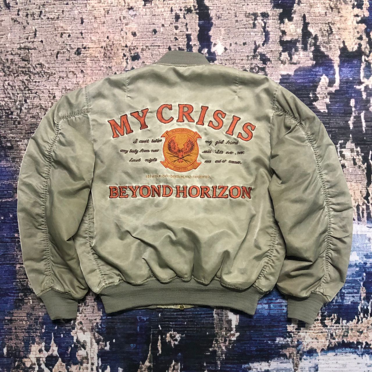 Sports Specialties My Crisis Beyond Horizon Black Eagle Fighting Bomber Jacket Size US M / EU 48-50 / 2 - 1 Thumbnail