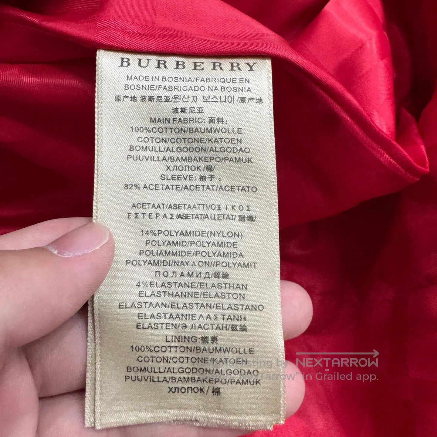 Burberry BURBERRY Red trench coat| Size XL / US 12-14 / IT 48-50 - 5 Thumbnail