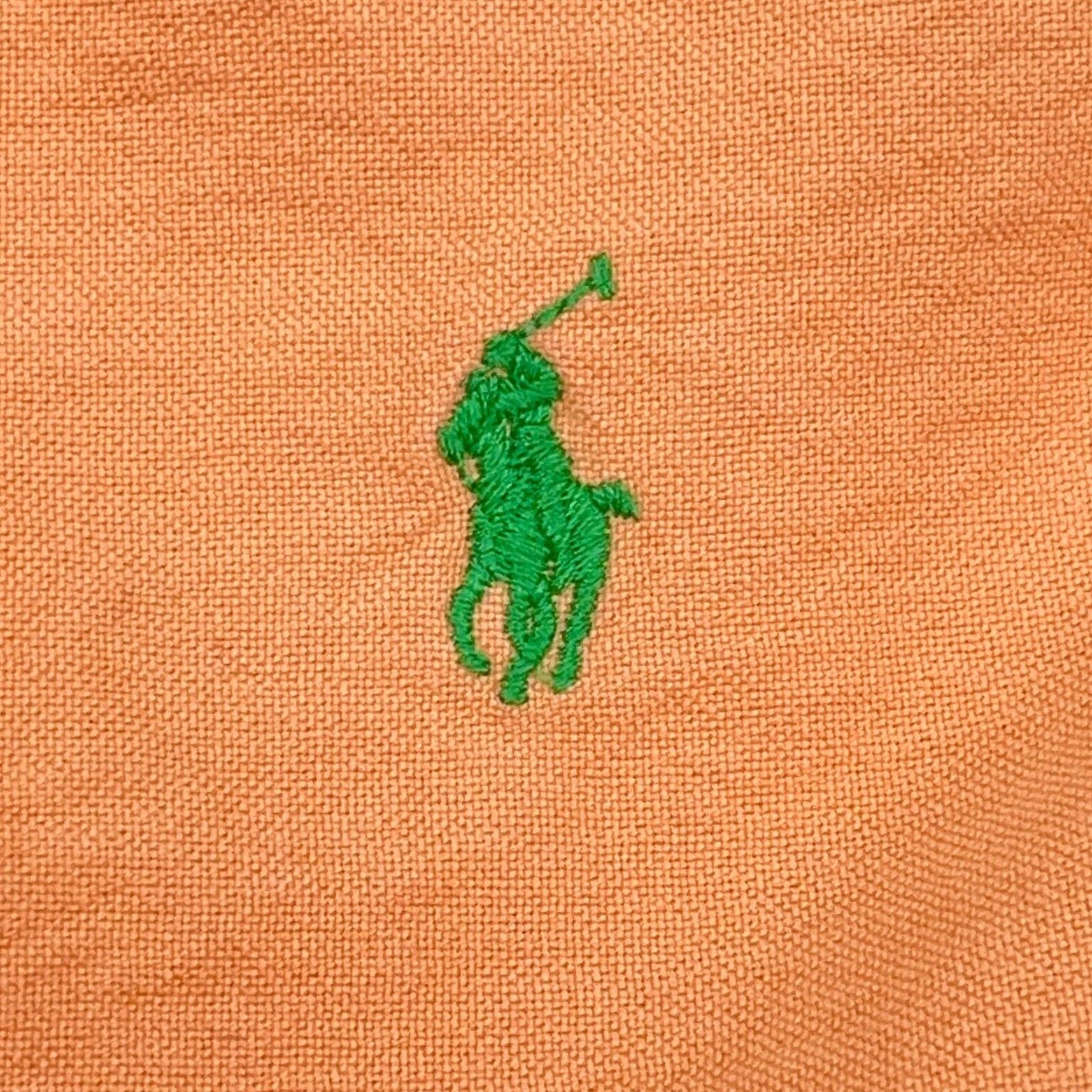 Polo Ralph Lauren VINTAGE Ralph Lauren Men’s Button-Up Shirt Large Orange Solid Casual Dress Preppy Size US L / EU 52-54 / 3 - 4 Thumbnail
