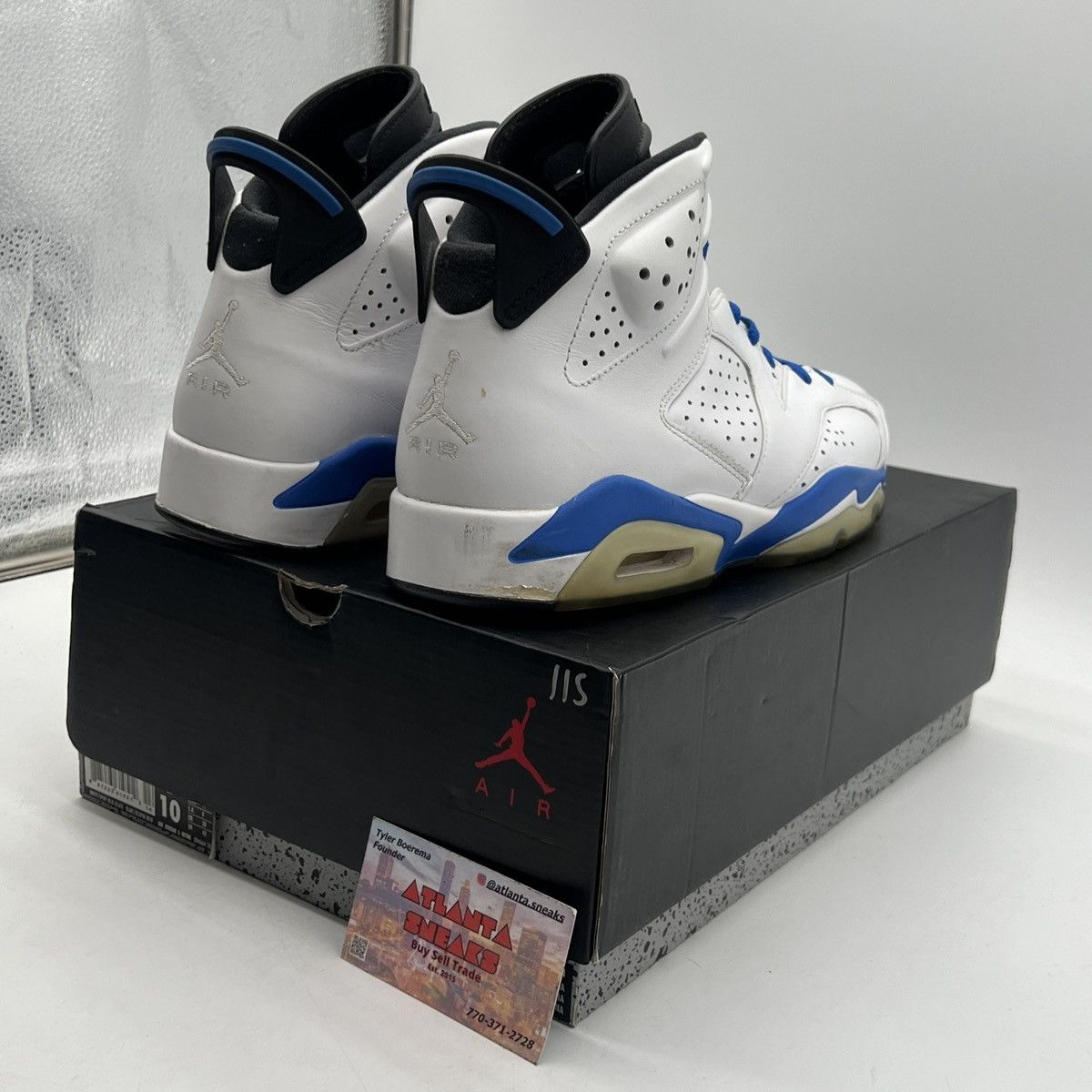 Jordan Brand Air Jordan 6 Sport blue Size US 10 / EU 43 - 5 Thumbnail
