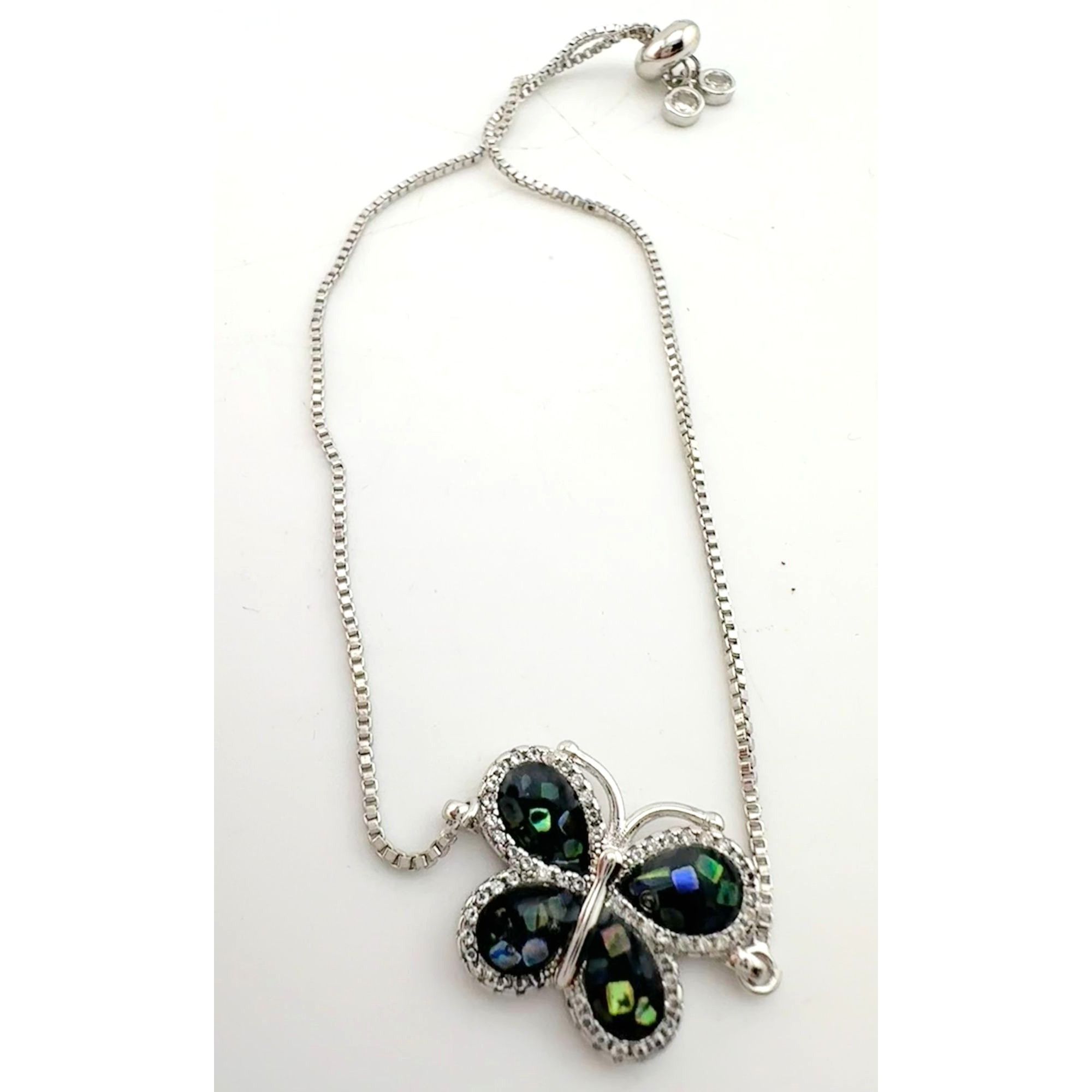 Other Abalone Butterfly Bolo Bracelet Size ONE SIZE - 10 Thumbnail