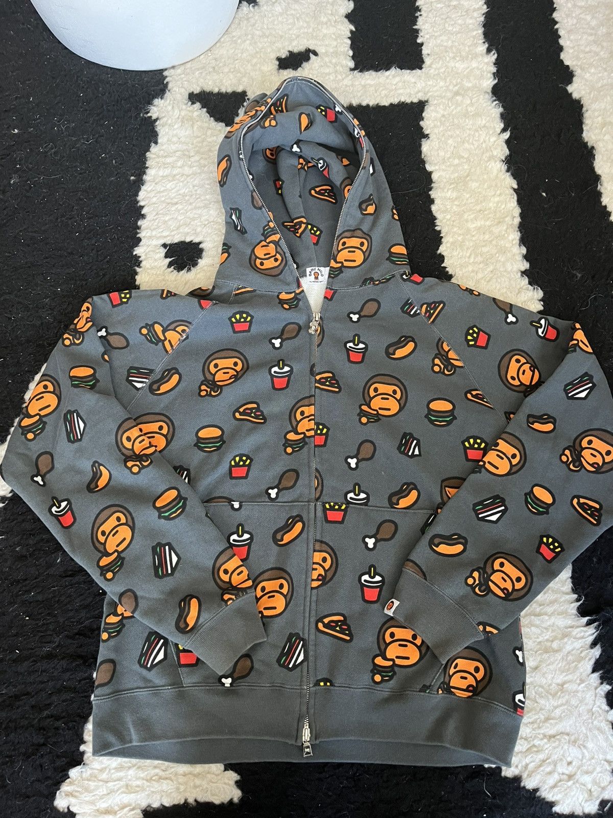 Bape BAPE Baby Milo 'Junk Food' hoodie 2006 size S | Grailed