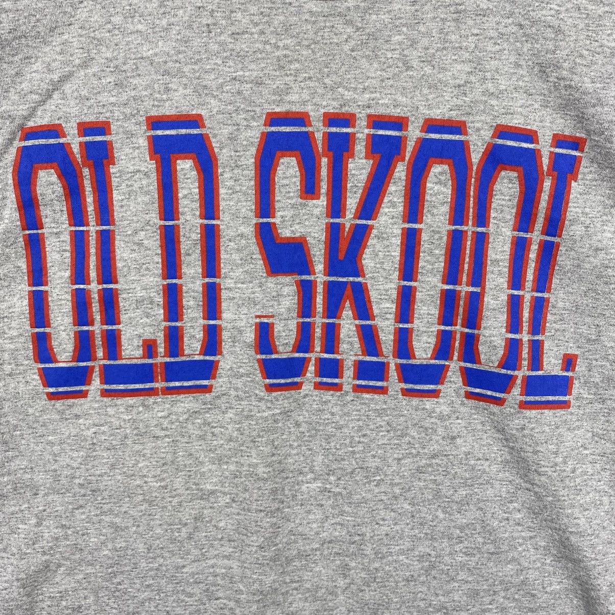 Vintage Vintage 90's OLD SKOOL Logo Graphic Tee Shirt Extra Size US XL / EU 56 / 4 - 2 Thumbnail