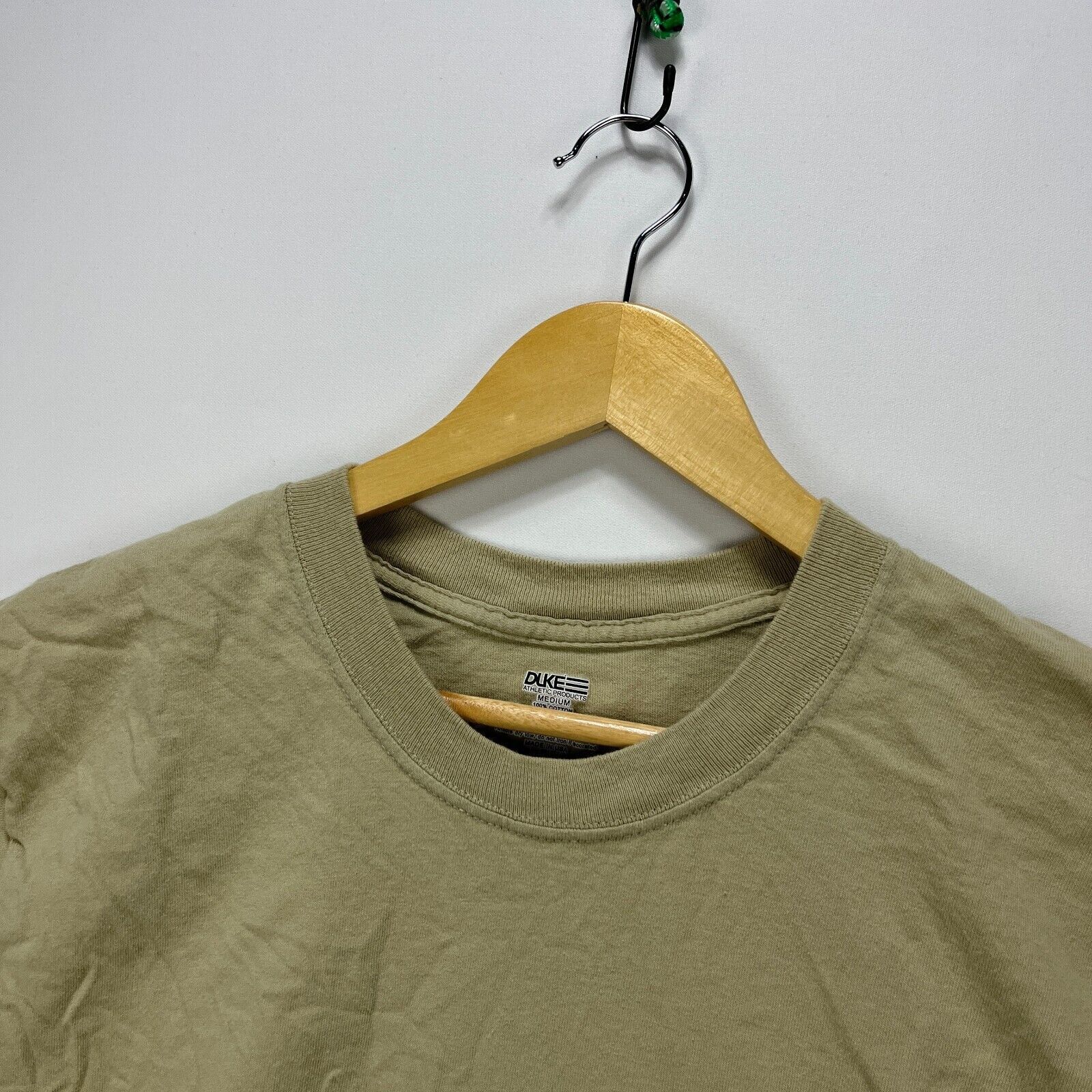 Vintage Vintage 90s Faded Beige Blank Single Stitch Medium Size US M / EU 48-50 / 2 - 3 Thumbnail