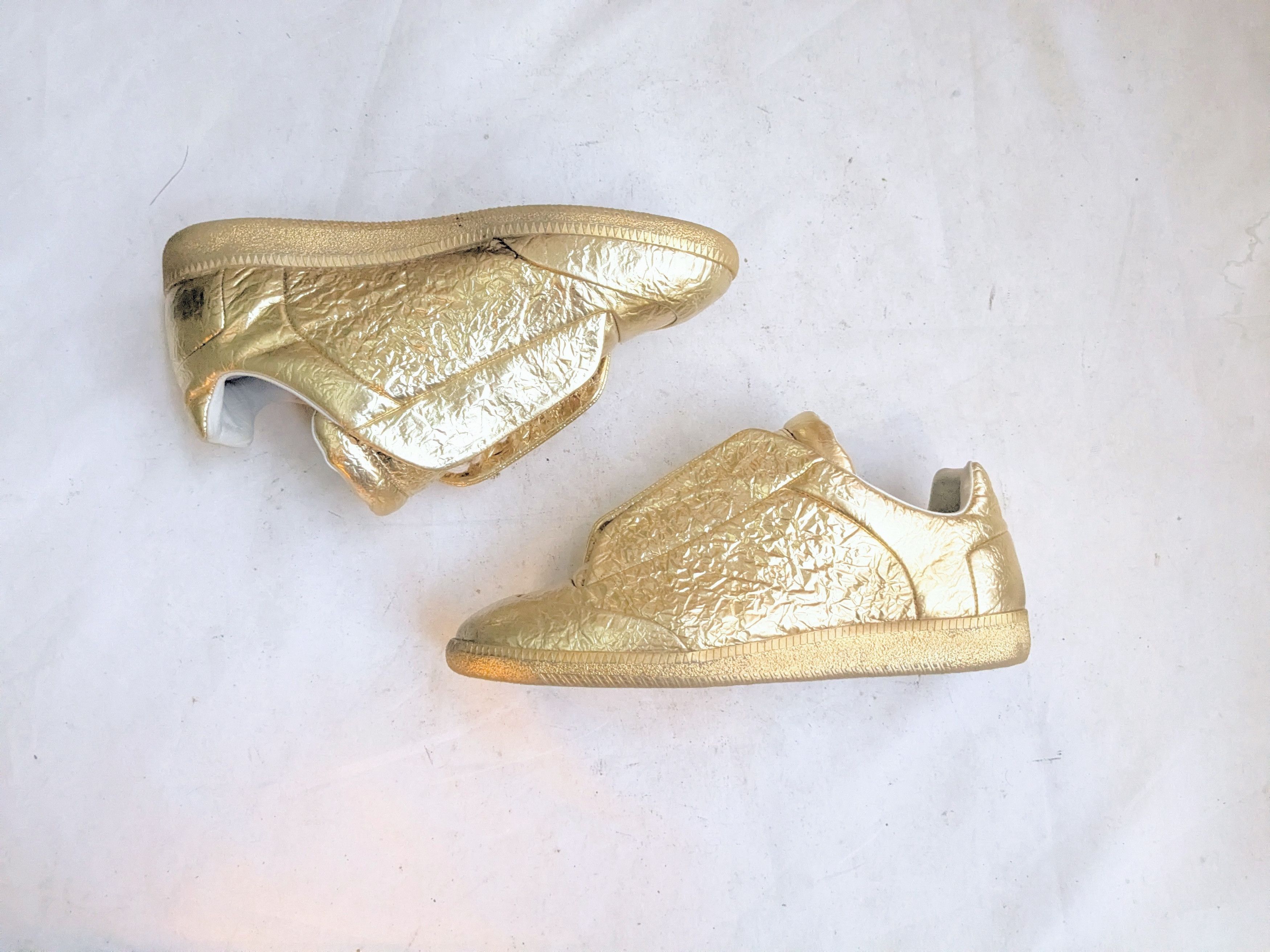 Maison Margiela Maison Margiela Future Gold 9 42 Low Tops Leather Size US 9 / EU 42 - 1 Thumbnail