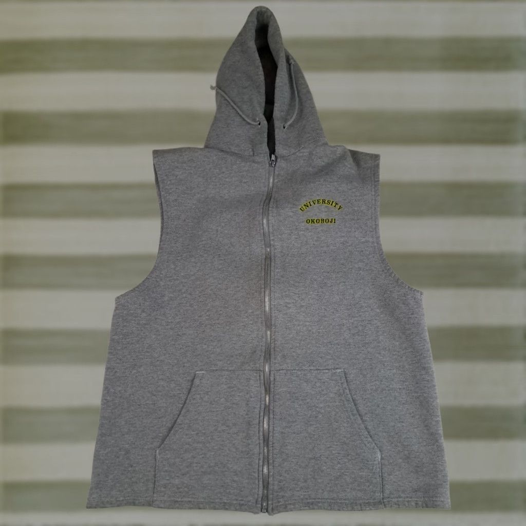 Champion VINTAGE Champion Full Zip Hooded Sweatshirt Large Unisex Adults Gray University Size US L / EU 52-54 / 3 - 1 Thumbnail