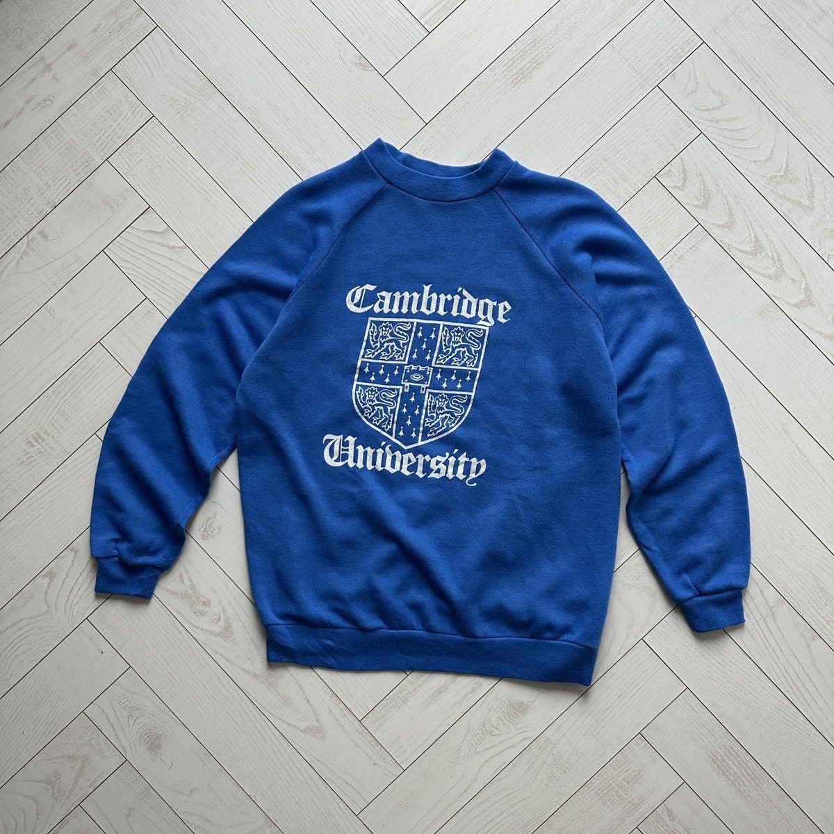 Vintage Vintage 80s rare Cambridge University Made in UK sweatshirt Size US L / EU 52-54 / 3 - 1 Thumbnail