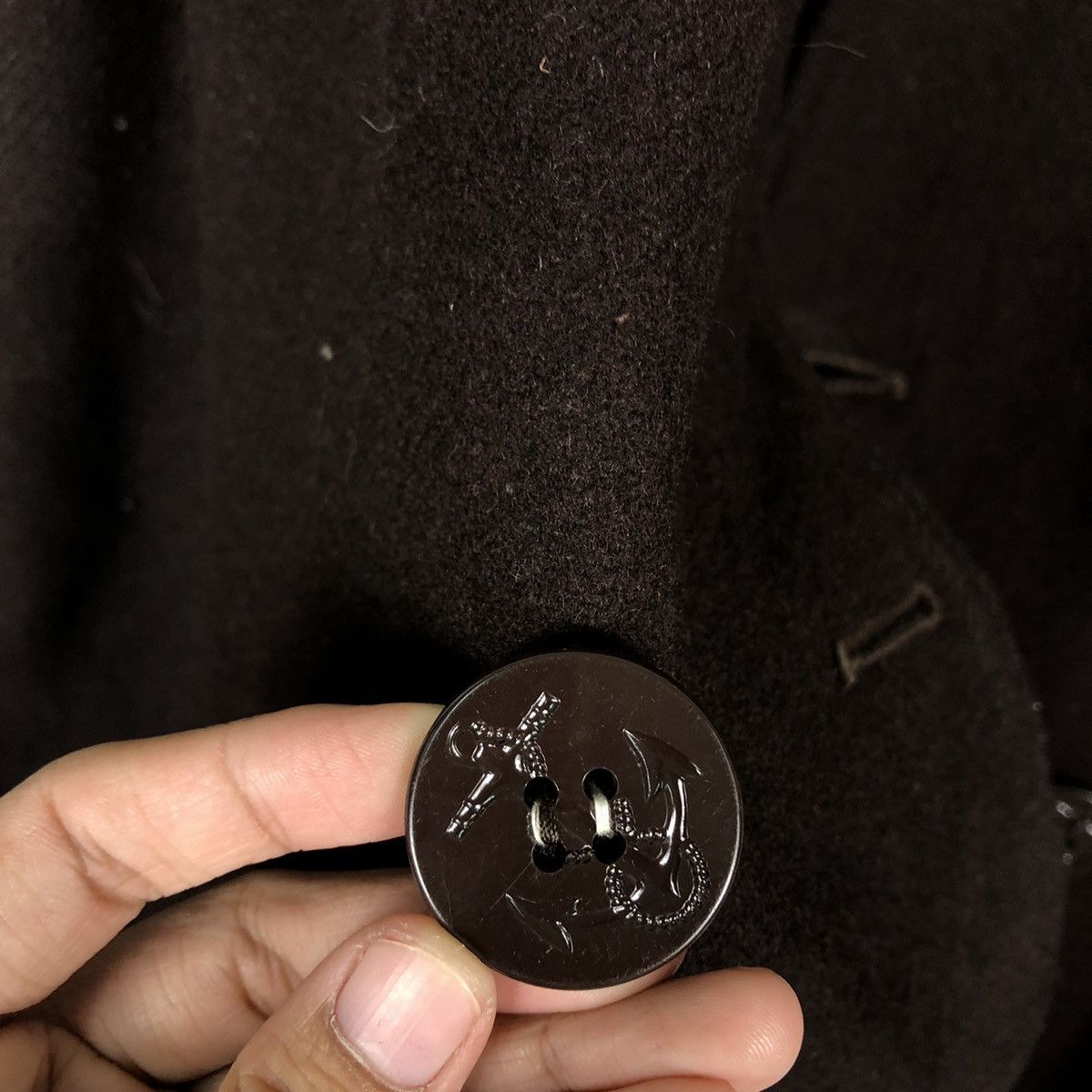 Schott Double Collar Wool Biker Jacket U.S. 740N Schott Pea Jacket Size US M / EU 48-50 / 2 - 16 Thumbnail