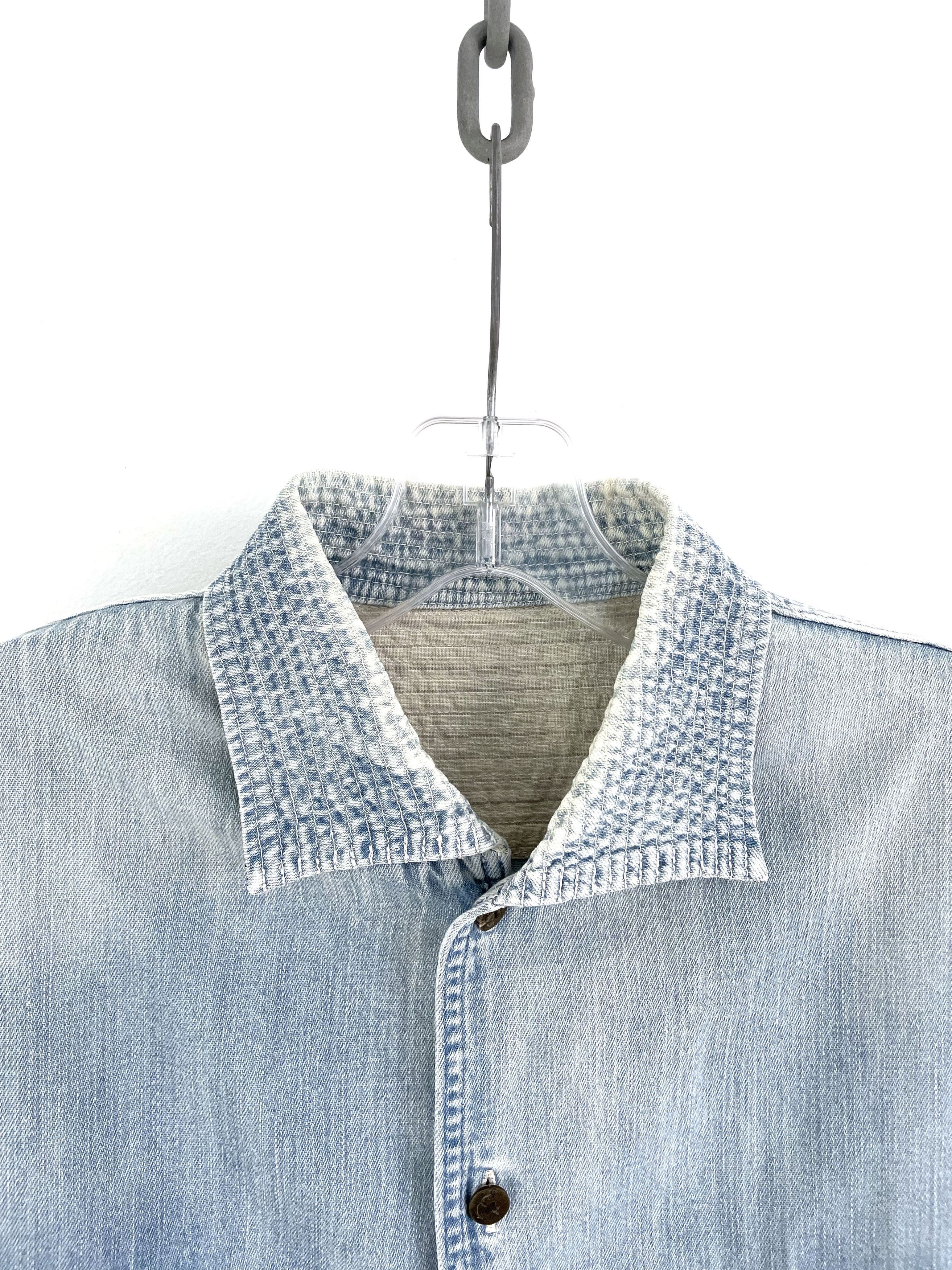 Kapital Cargo Denim Shirt Size US L / EU 52-54 / 3 - 3 Thumbnail