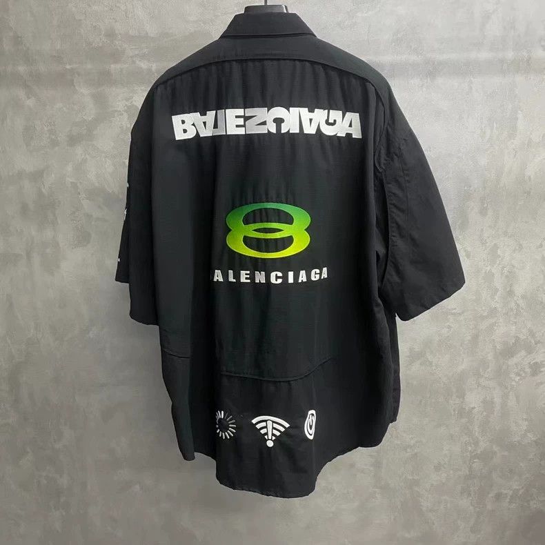 Balenciaga Balenciaga size 39 Short sleeve shirt with black artistic Size US XS / EU 42 / 0 - 2 Thumbnail
