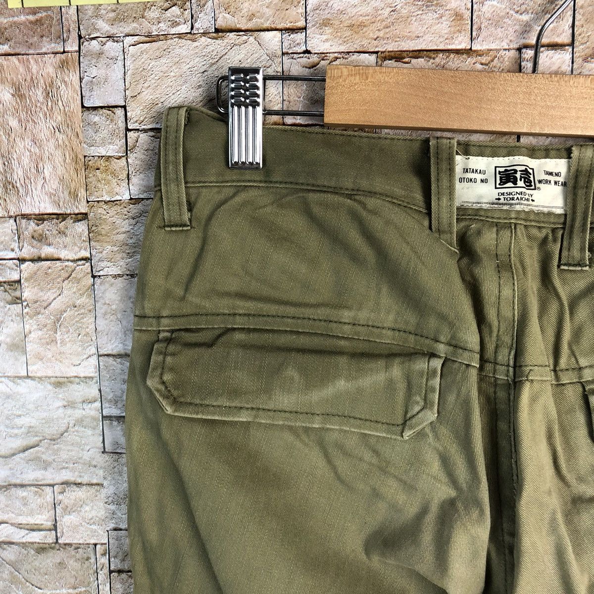 Japanese Brand Japan vintage faded Green utility Cargo Pants #A125 Size US 30 / EU 46 - 15 Thumbnail