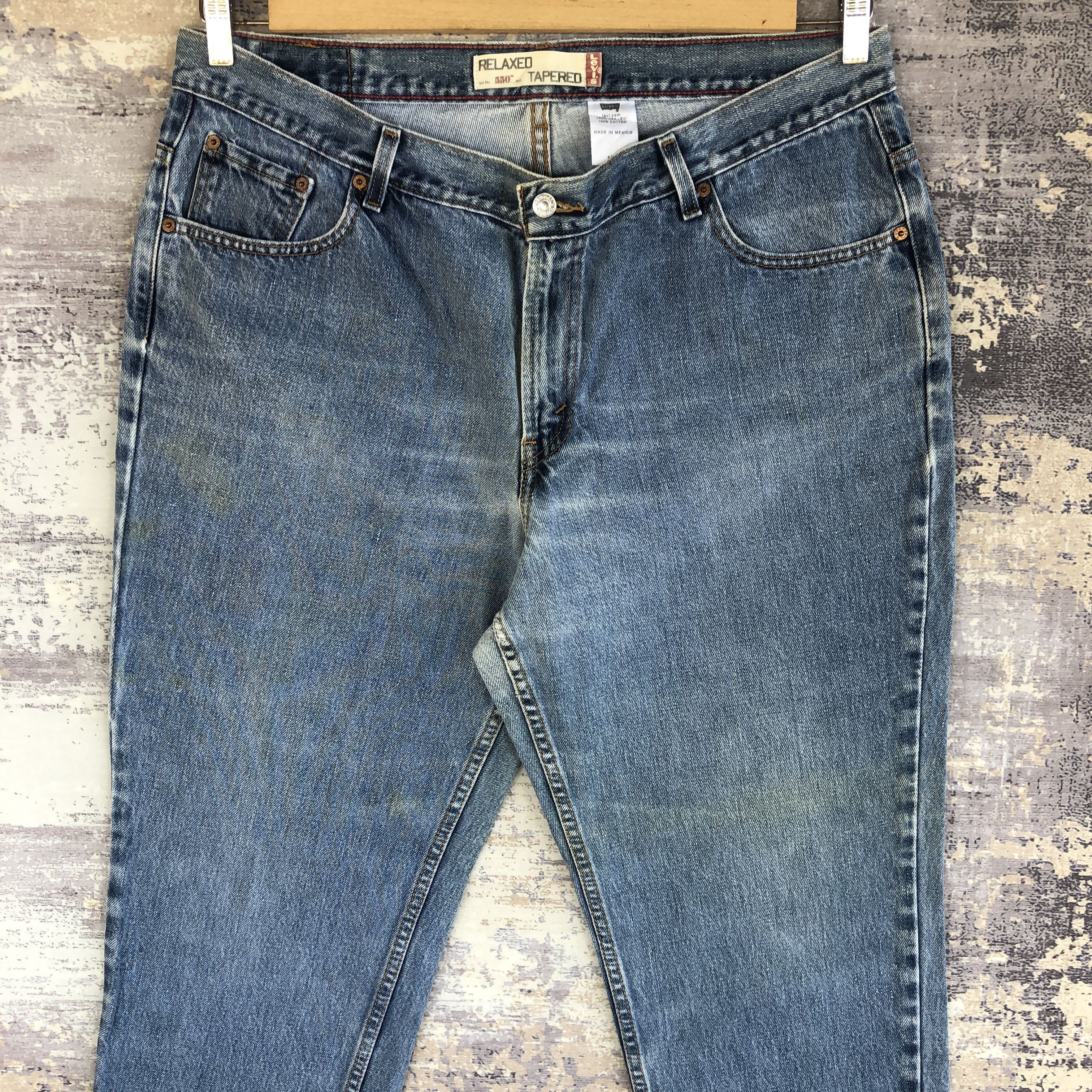 Levi's Vintage Levis Sun Faded Jeans Levi's 550 Light Wash Denim Size US 38 / EU 54 - 3 Thumbnail