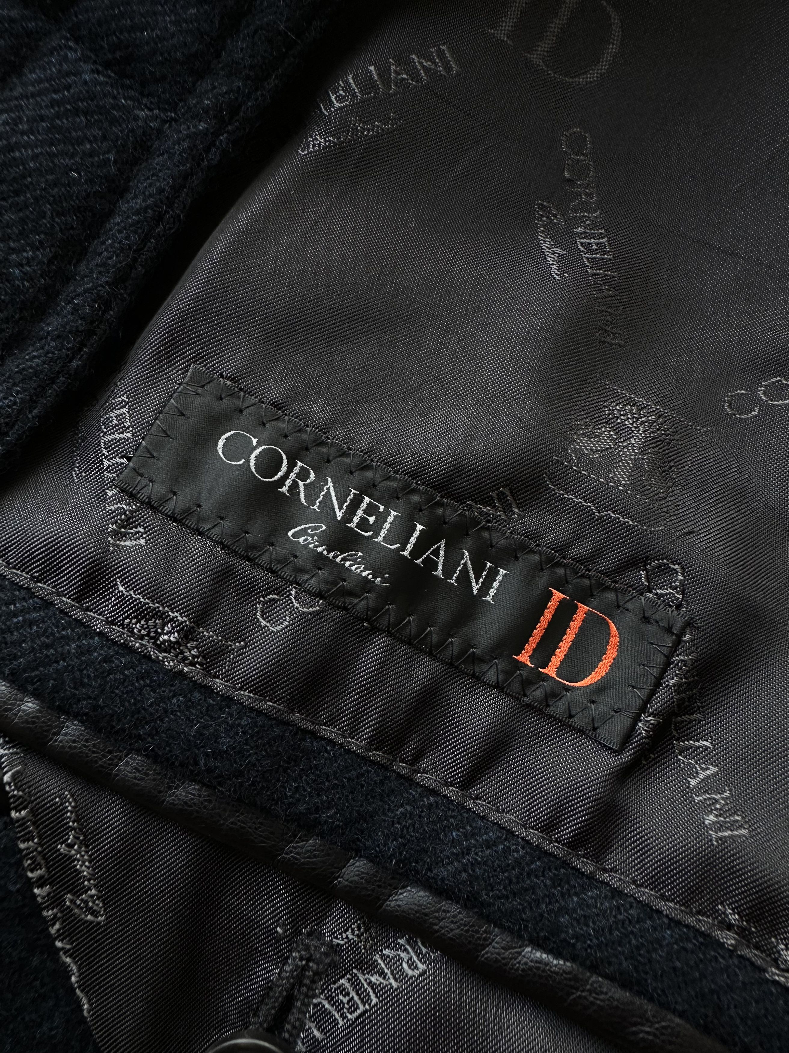 Corneliani Corneliani ID navy melange wool blazer jacket Size 50R - 2 Thumbnail