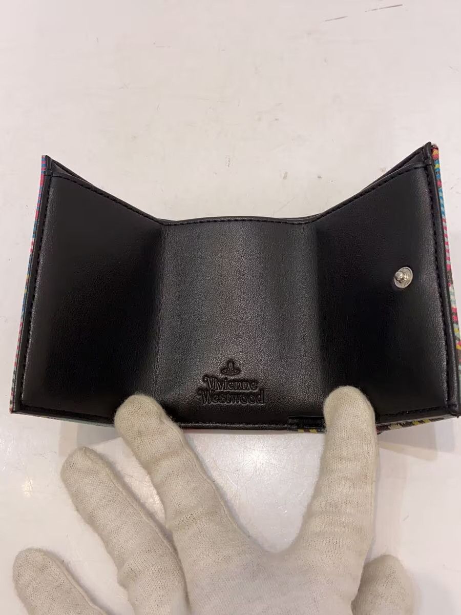 Vivienne Westwood Plaid Orb Badge Leather Wallet Size ONE SIZE - 3 Thumbnail