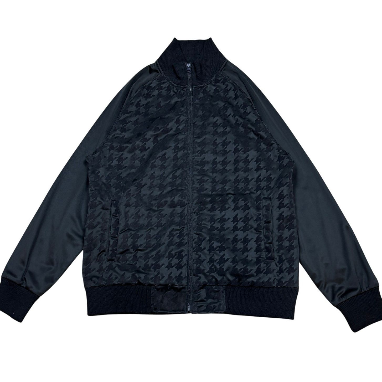 Anchor Blue Anchor Blue Houndstooth Track Jacket Men's Medium y2k Size US M / EU 48-50 / 2 - 1 Thumbnail