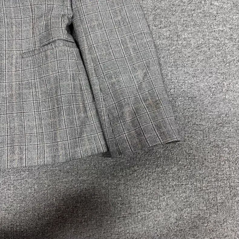 Balenciaga Balenciaga Grey checkered jacket Size XS / US 0-2 / IT 36-38 - 4 Thumbnail