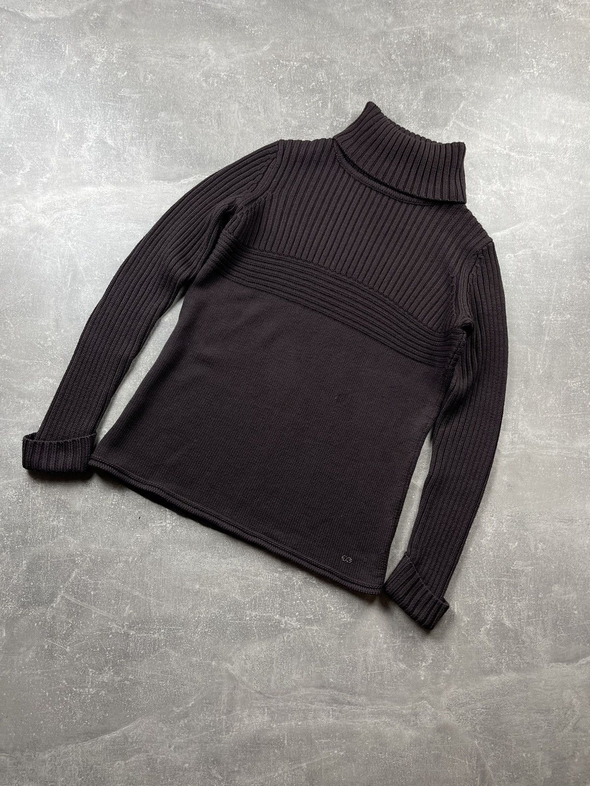 Escada Escada Sport Brown Wool Turtleneck Sweater Size L / US 10 / IT 46 - 1 Thumbnail