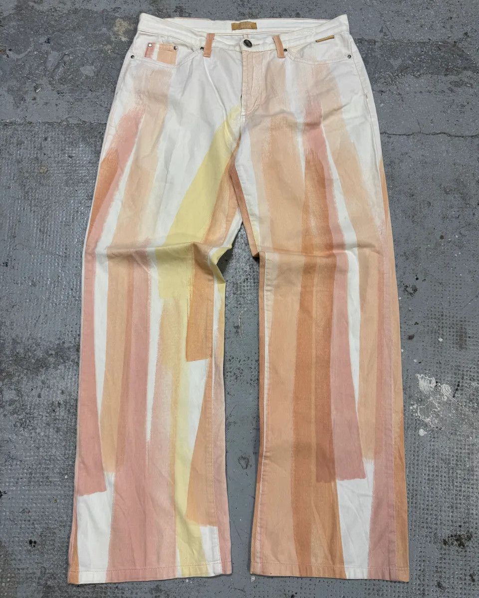 Gianfranco Ferre × Vintage 2000s Gianfranco Ferré Soft Pink Elevation Pants Size US 30 / EU 46 - 1 Thumbnail