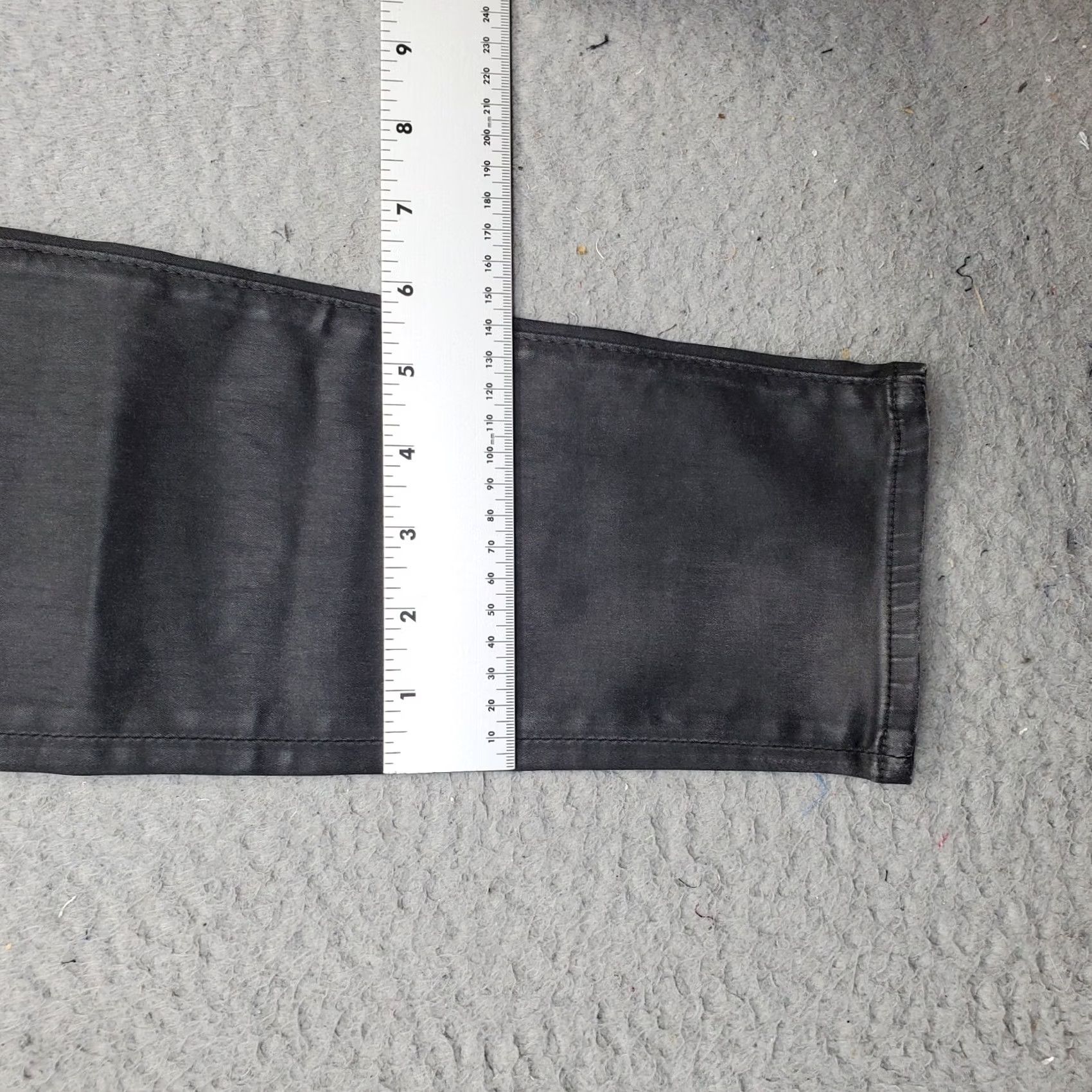 Denime AG Adriano Goldschmied Jeans Women's 30R Black Denim Cotton Super Skinny Size 30" / US 8 / IT 44 - 5 Thumbnail