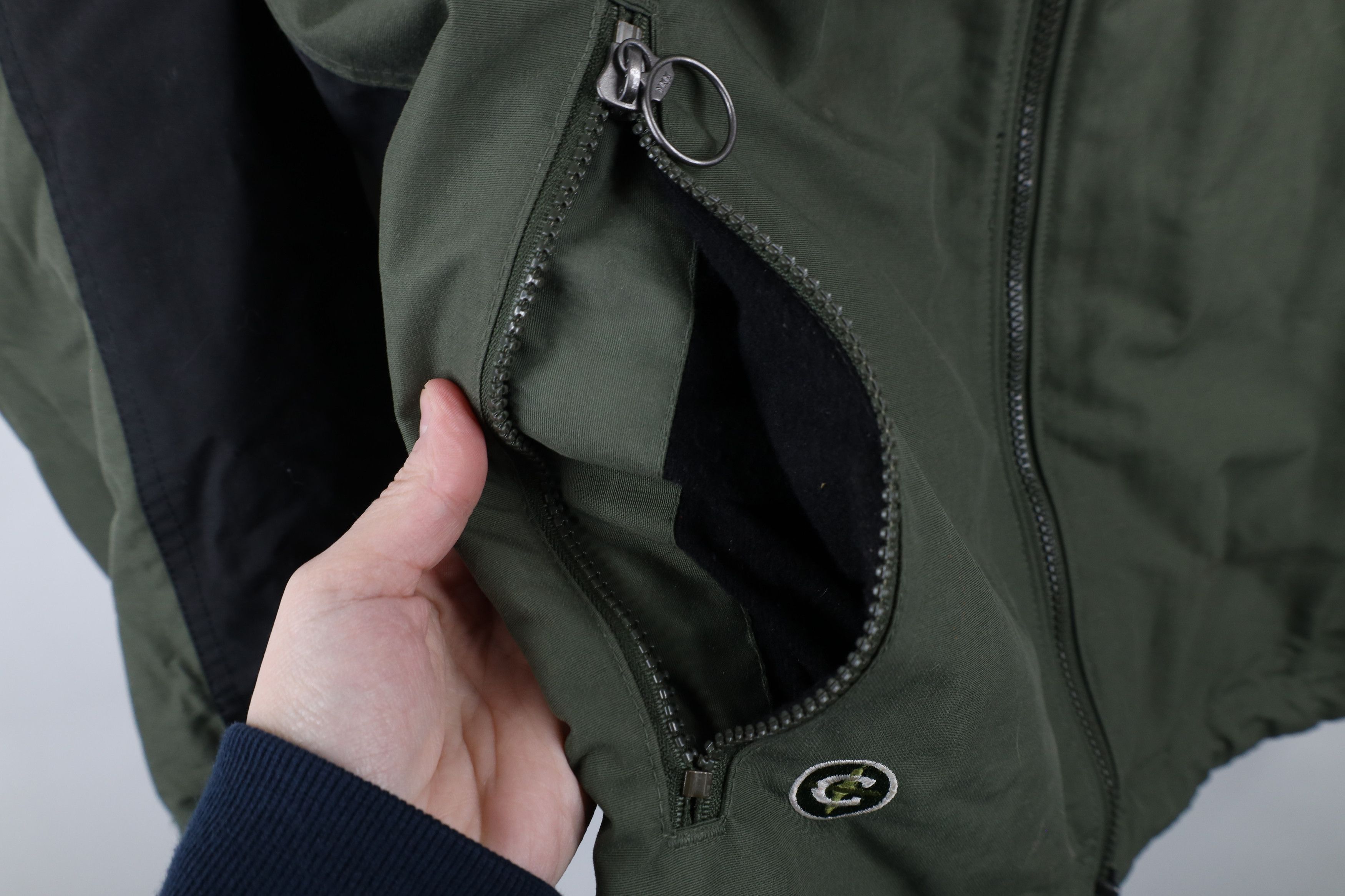Columbia × Vintage Vintage 90s Columbia Block Deep Pile Fleece Lined Jacket Size US M / EU 48-50 / 2 - 8 Thumbnail