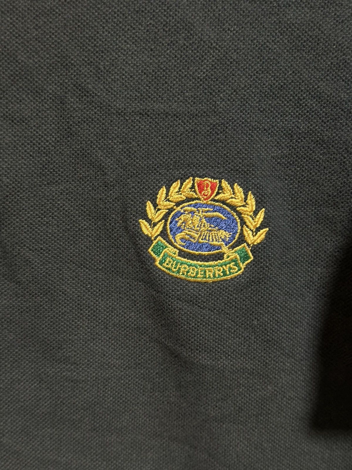 Burberry × Vintage Vintage Burberrys London Sun Faded Polo Tee Size US L / EU 52-54 / 3 - 2 Thumbnail