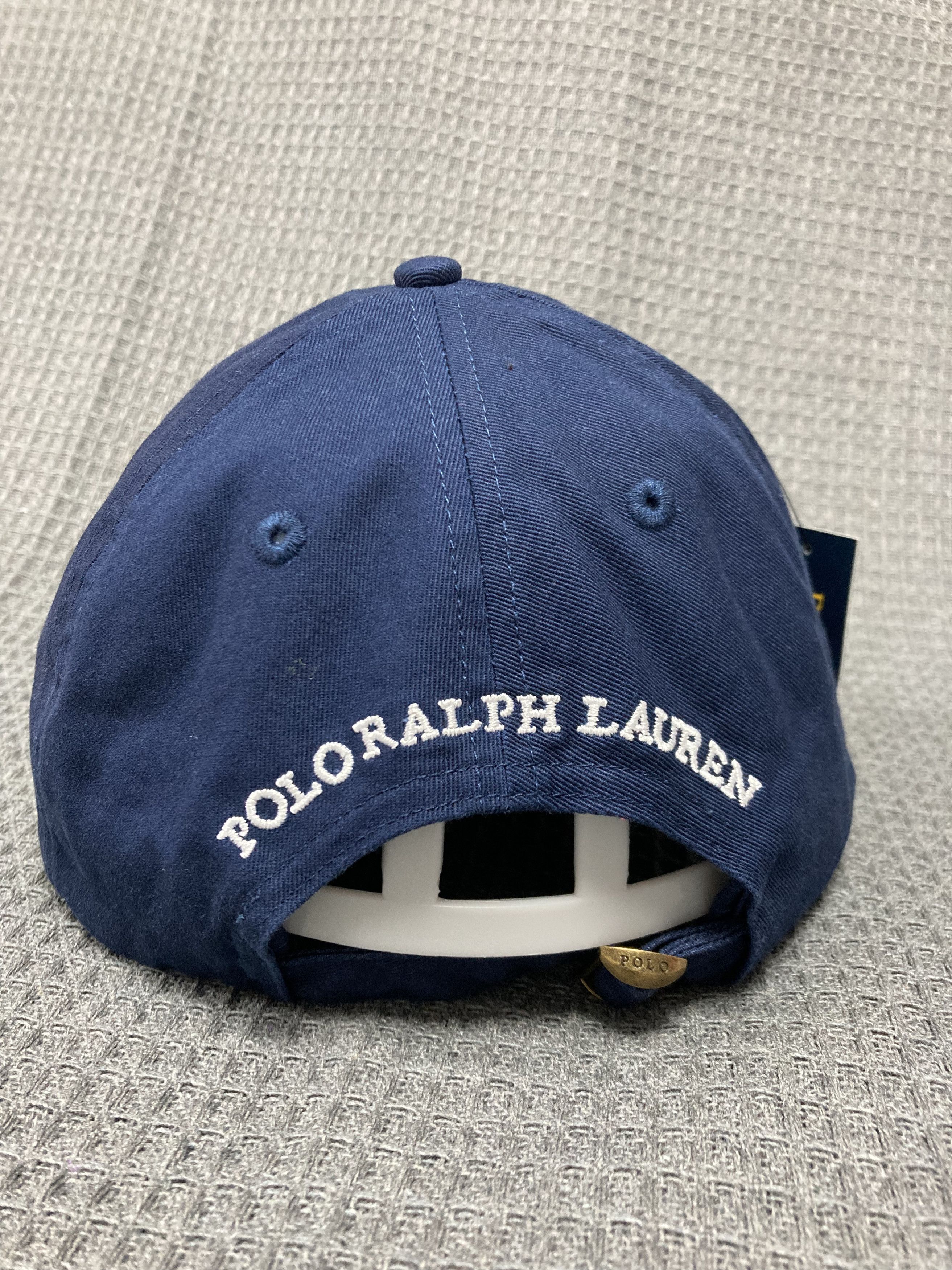 Polo Ralph Lauren Polo Ralph Lauren Preppy Bear Cotton Chino Baseball Cap Size ONE SIZE - 3 Thumbnail