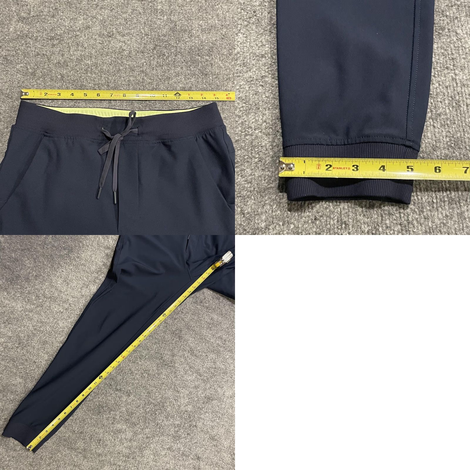 Vintage Birddogs Jogger Pants Mens L 34x30 Blue Elastic Waist Pockets Zip Pocket Lined Gym & Training, Running & Jogging, Activewear Mens Size US 33 - 9 Thumbnail