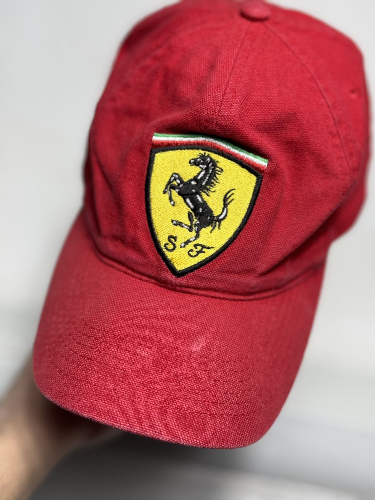 Ferrari Ferrari Big Logo Red Cap Size ONE SIZE - 8 Thumbnail