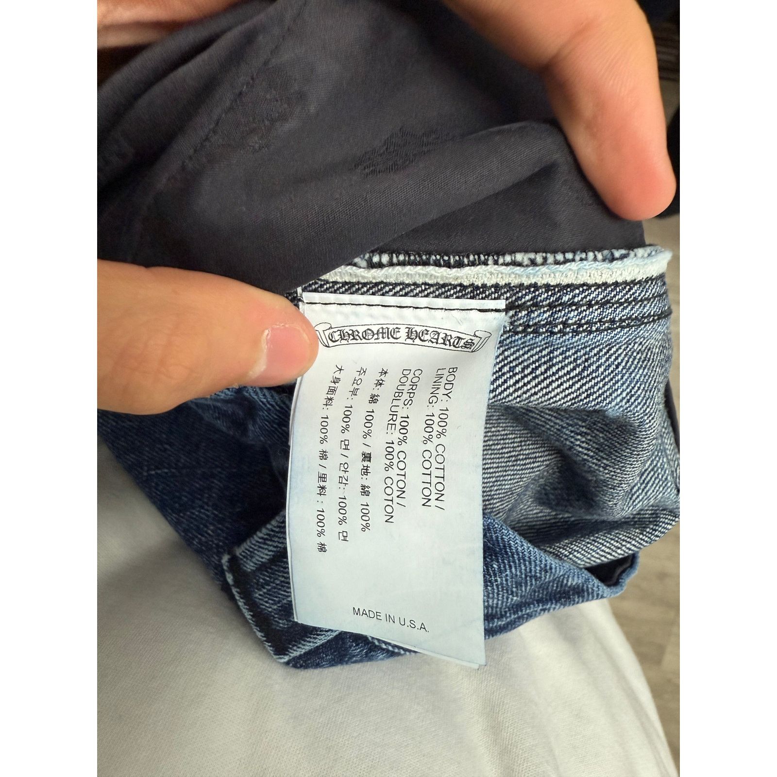 Chrome Hearts Chrome Hearts "Indigo Blue" Carpenter Jeans Size US 27 - 11 Thumbnail