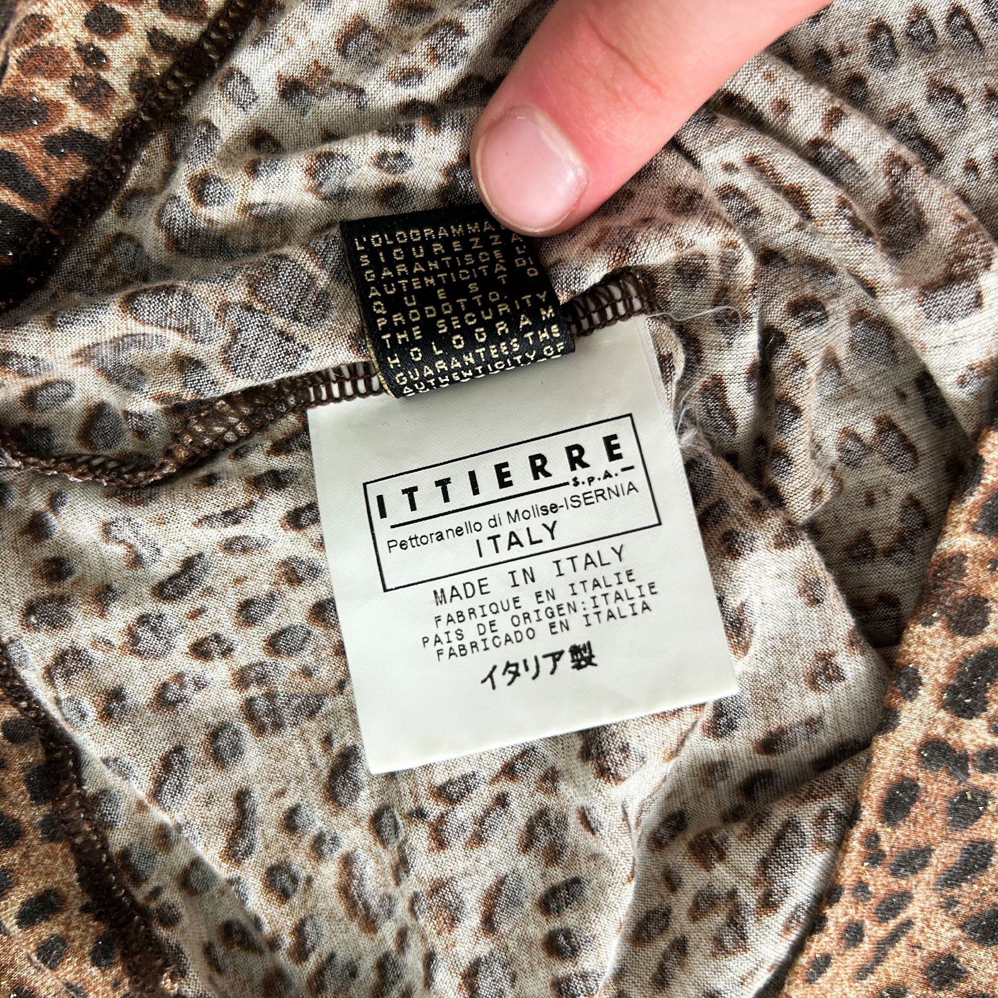Just Cavalli Just Cavalli 2000's Leopard Print Longsleeve Size S / US 4 / IT 40 - 6 Thumbnail
