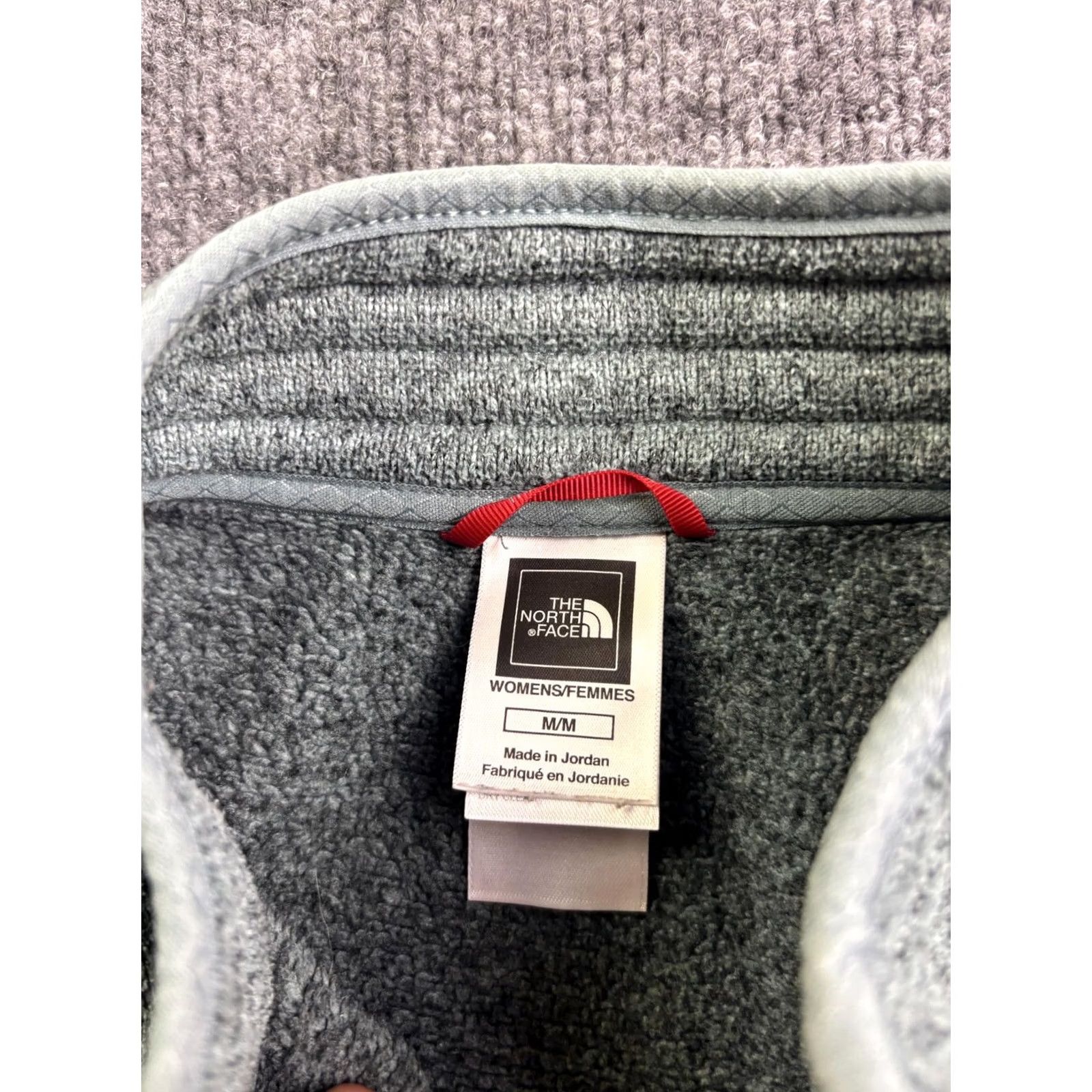 The North Face The North Face Womens Fleece Jacket M Gray Full Zip Pockets Collared Size M / US 6-8 / IT 42-44 - 2 Thumbnail