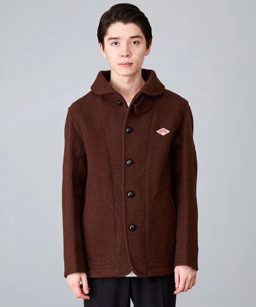 Danton × Japanese Brand 🔥 DANTON JAPAN MEN'S WOOL BUTTON JACKET Size US M / EU 48-50 / 2 - 3 Thumbnail