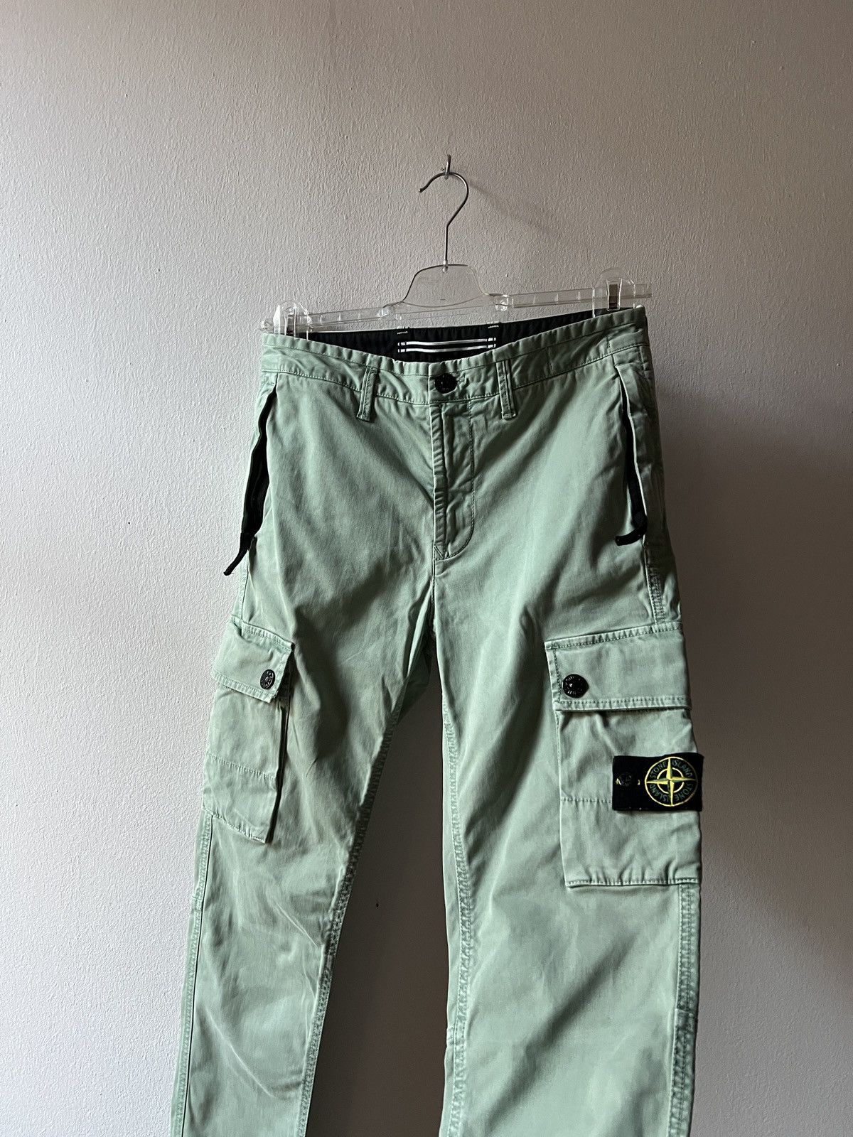 Stone Island Stone Island SL Blue Fade Out Cargo Pants Joggers Size US 30 / EU 46 - 6 Thumbnail