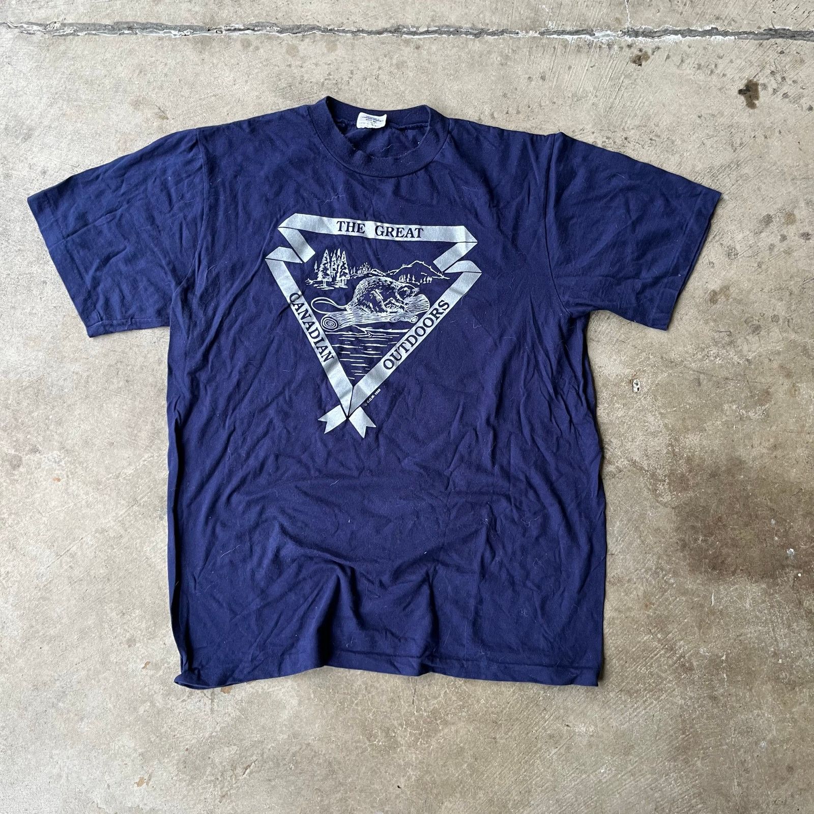 Vintage VINTAGE THE GREAT CANADIAN OUTDOORS BLUE SHIRT 90S LRG Size US L / EU 52-54 / 3 - 1 Thumbnail