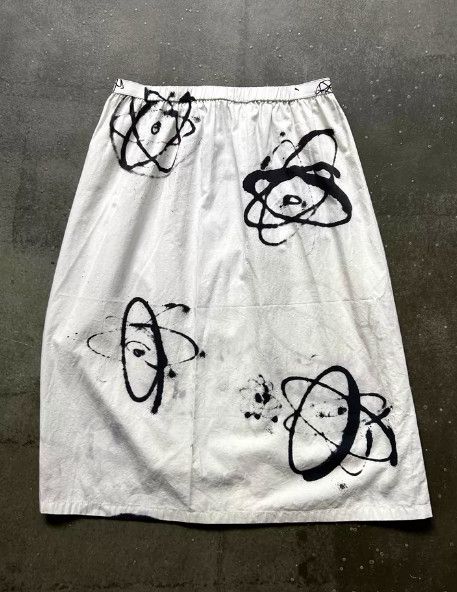 Undercover UNDERCOVER 01AW “DAVF” Graffiti Skirt Size 32" / US 10 / IT 46 - 1 Thumbnail