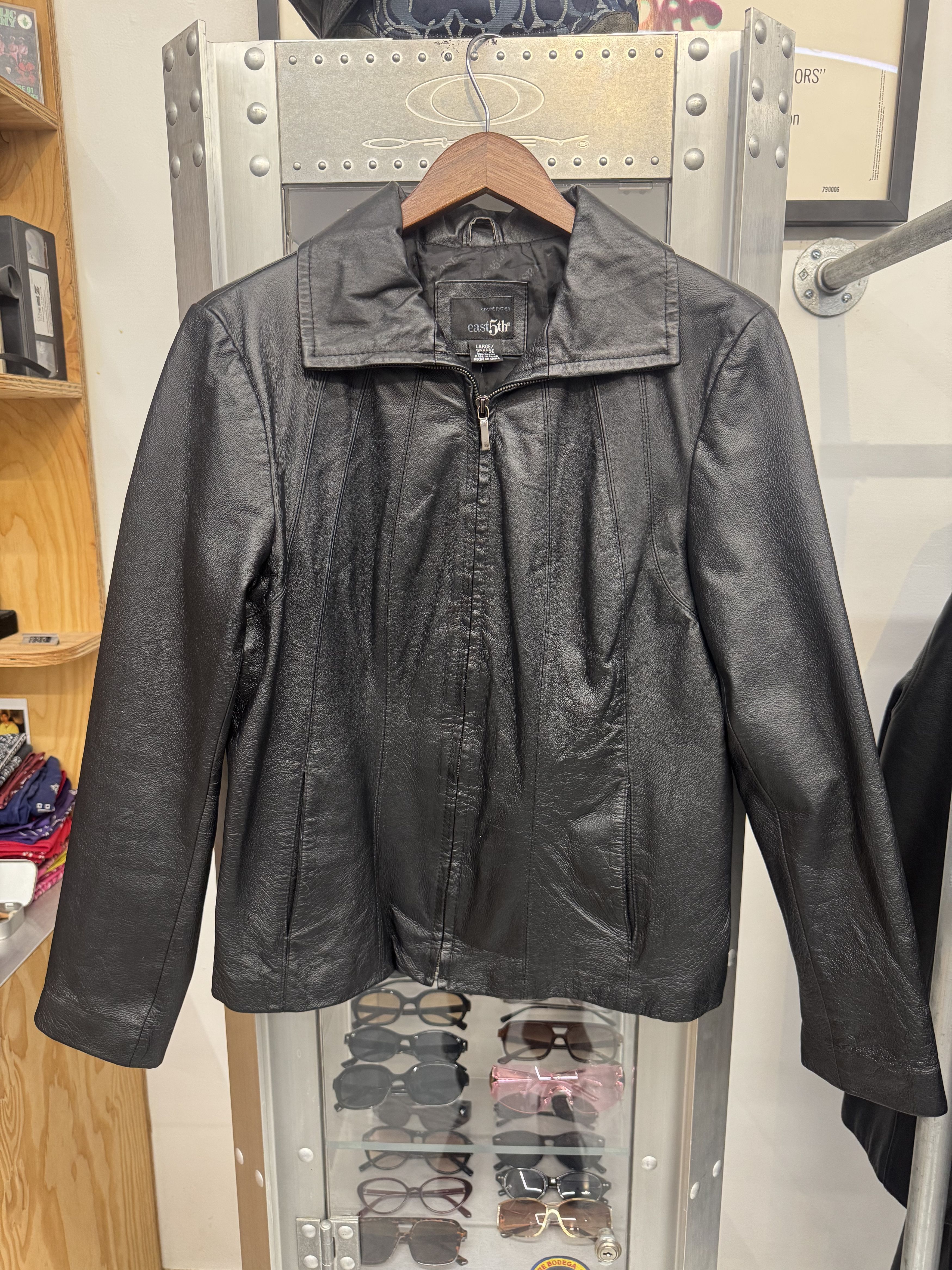 Other Vintage Leather Jacket Size L / US 10 / IT 46 - 1 Thumbnail