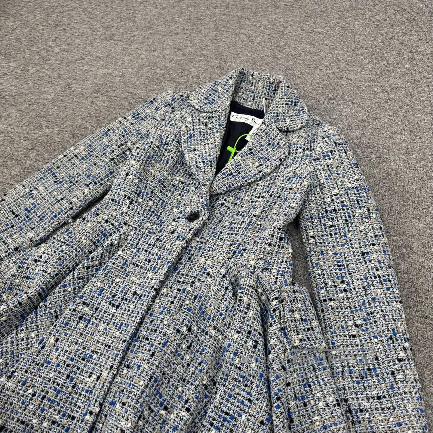 Dior Dior Blue, coarse woolen knit coat| Size S / US 4 / IT 40 - 3 Thumbnail
