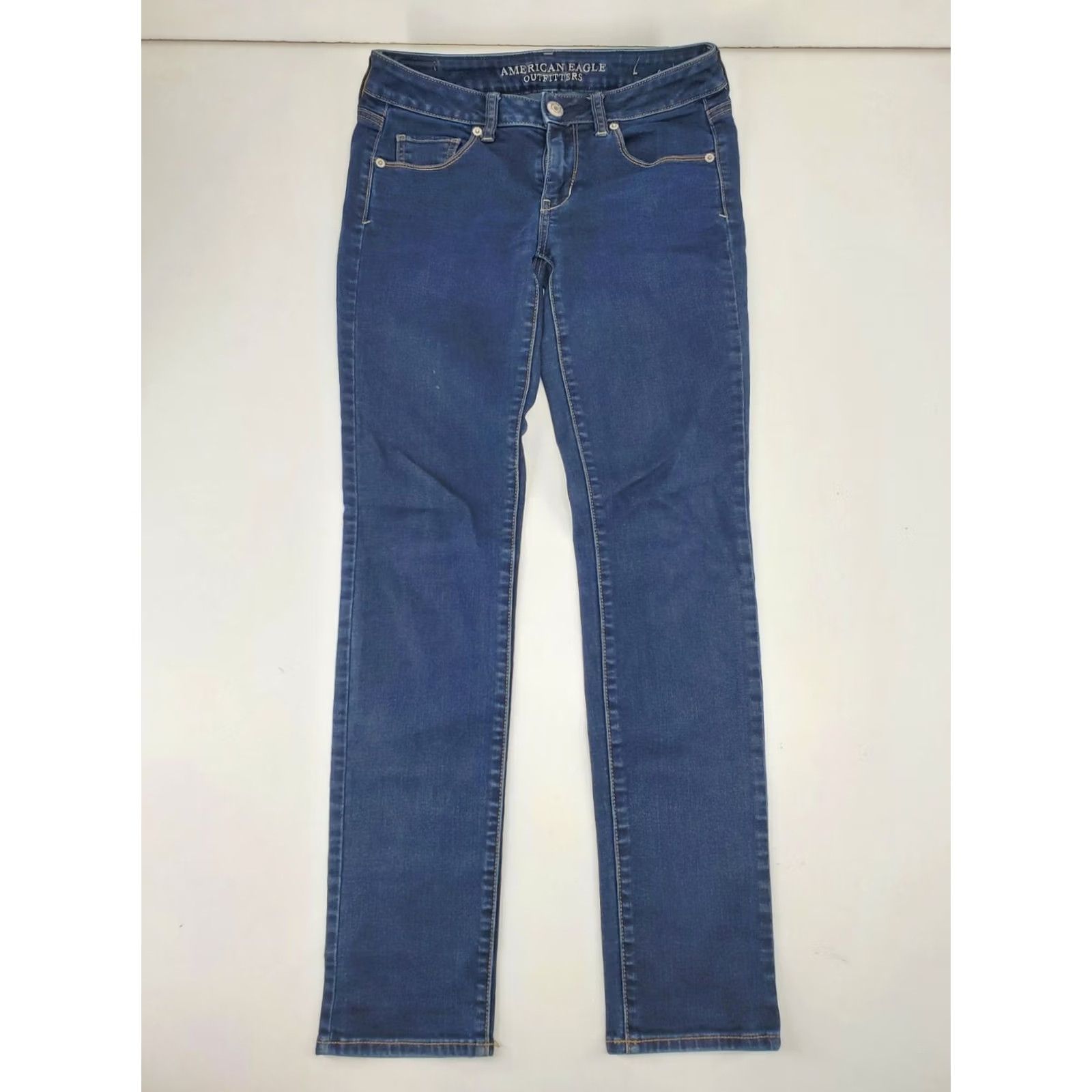 American Eagle Outfitters American Eagle Outfitters Jegging Jeans Skinny Size 4 Reg Blue 30x30 Womens Jeans Stretch Size 27" / US 4 / IT 40 - 2 Thumbnail