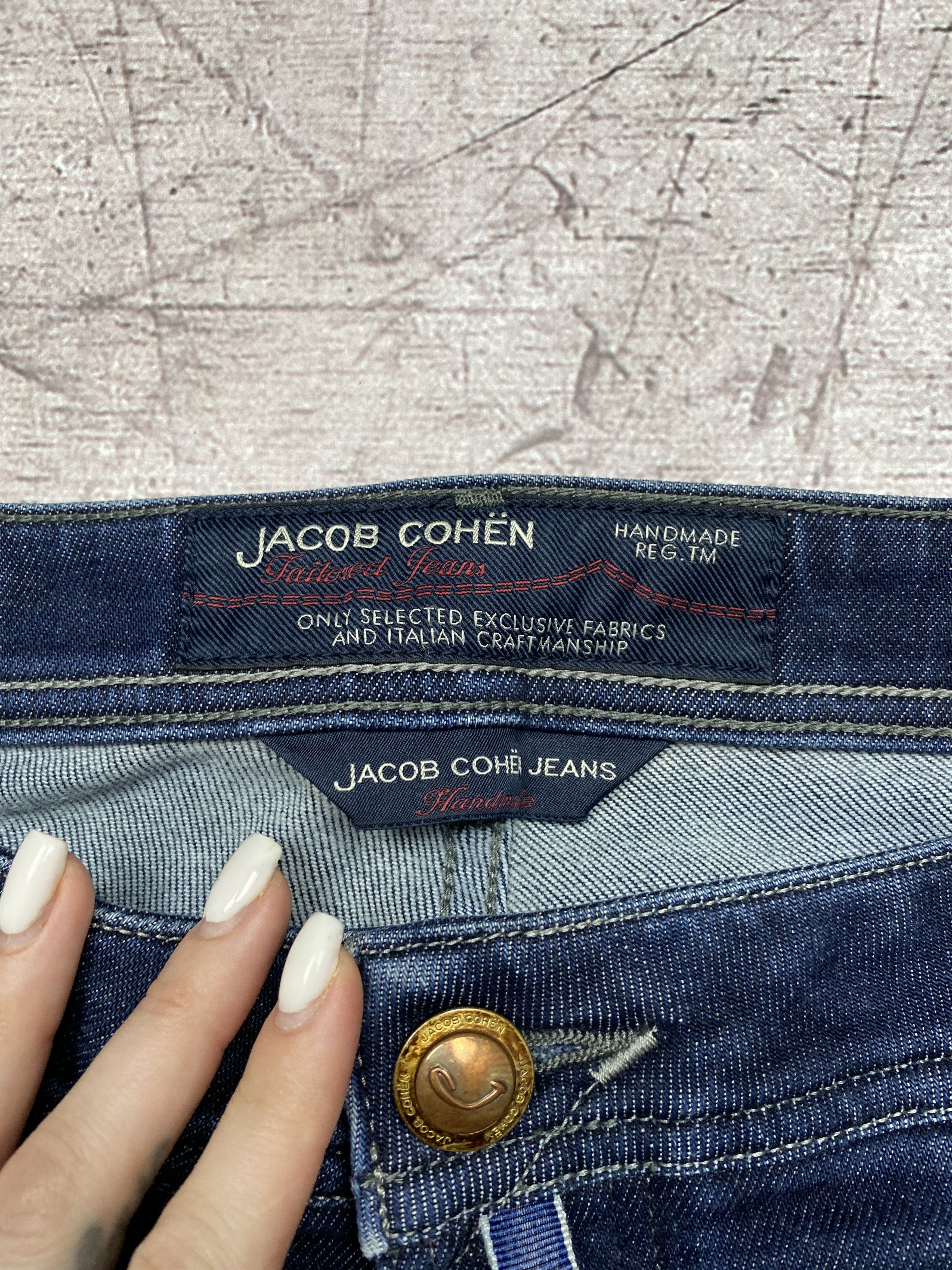 Jacob Cohen × Vintage Jacob Cohen Handmade Vintage Mens Denim Pants Jeans Size US 36 / EU 52 - 5 Thumbnail