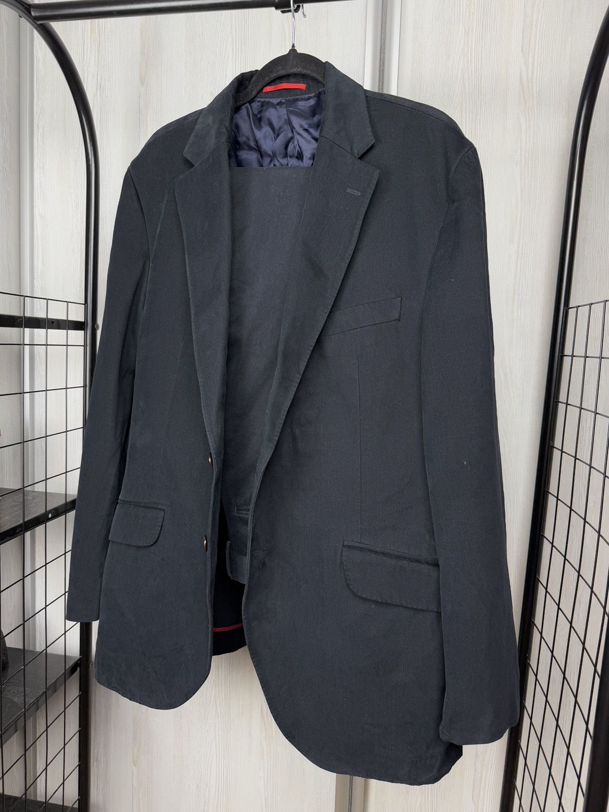 Hackett Hackett London Graphite Cotton 2 pieces suit Size 46R - 2 Thumbnail