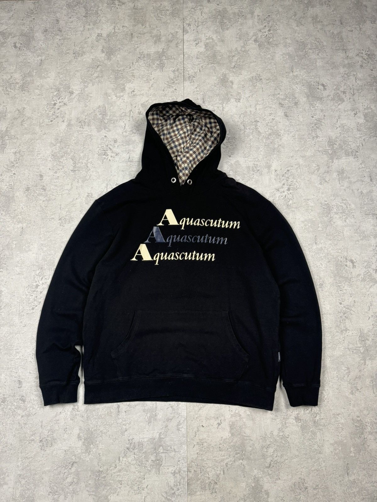 Aquascutum Aquascutum Hoodie Big Logo Size XXL Size US XXL / EU 58 / 5 - 1 Thumbnail