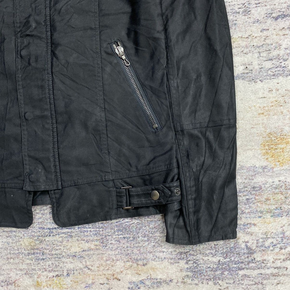 Japanese Brand × Le Grande Bleu (L.G.B.) × Shellac Shellac bikers jacket Size US S / EU 44-46 / 1 - 5 Thumbnail