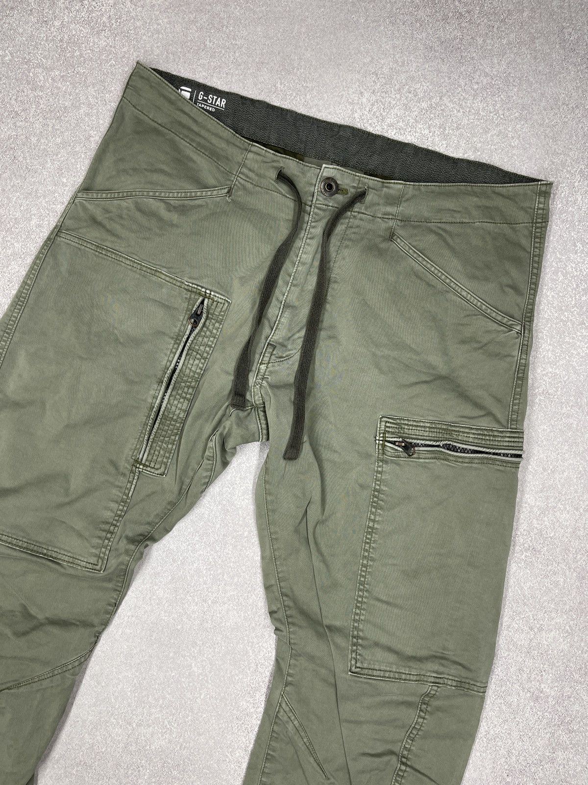 G-Star Mens G Star Raw Powel Qane 3D Tapered Cargo Pants Size 34 Size US 34 / EU 50 - 4 Thumbnail